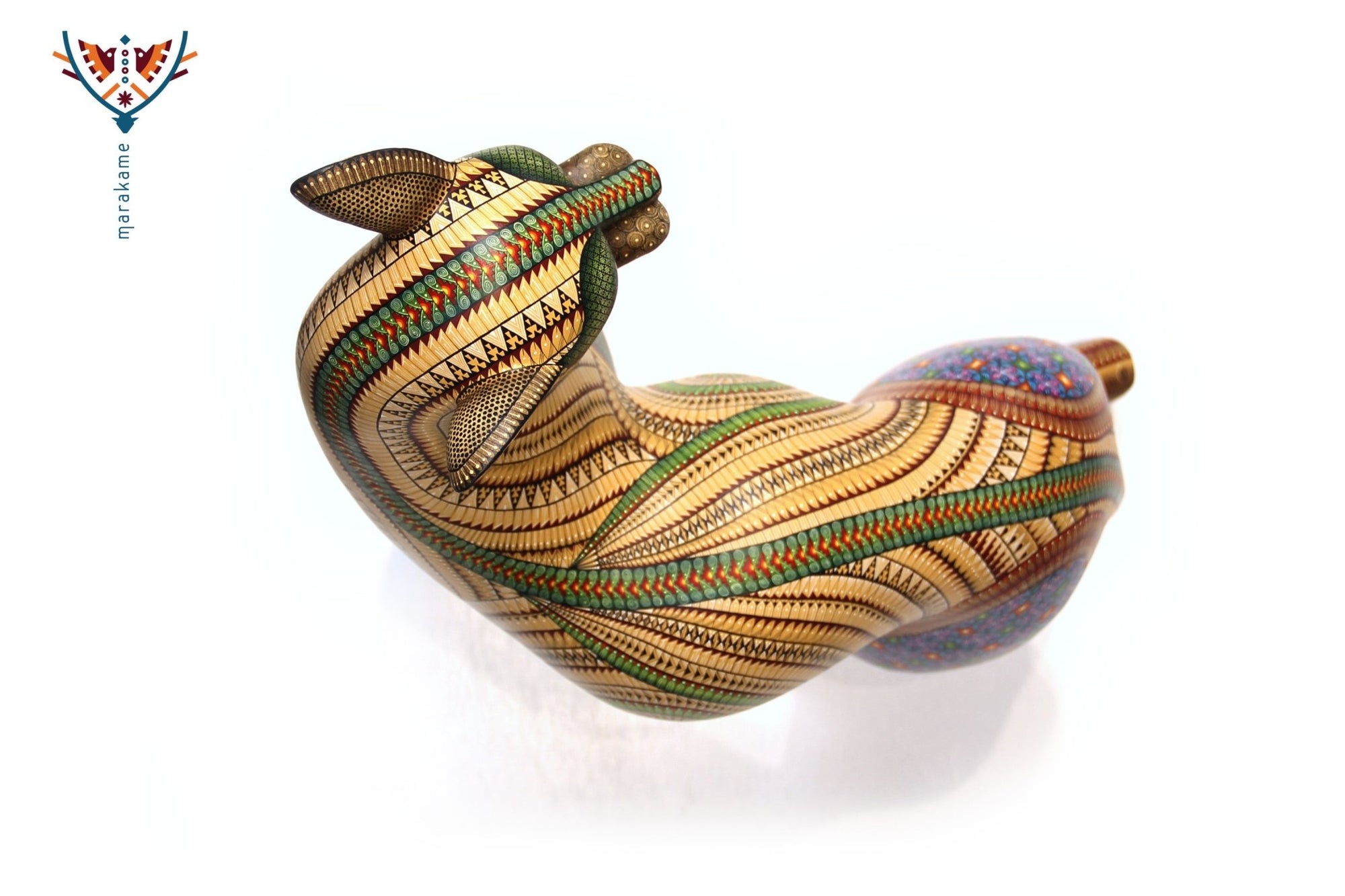 Alebrije - Gran Cheetah - Arte Huichol - Marakame