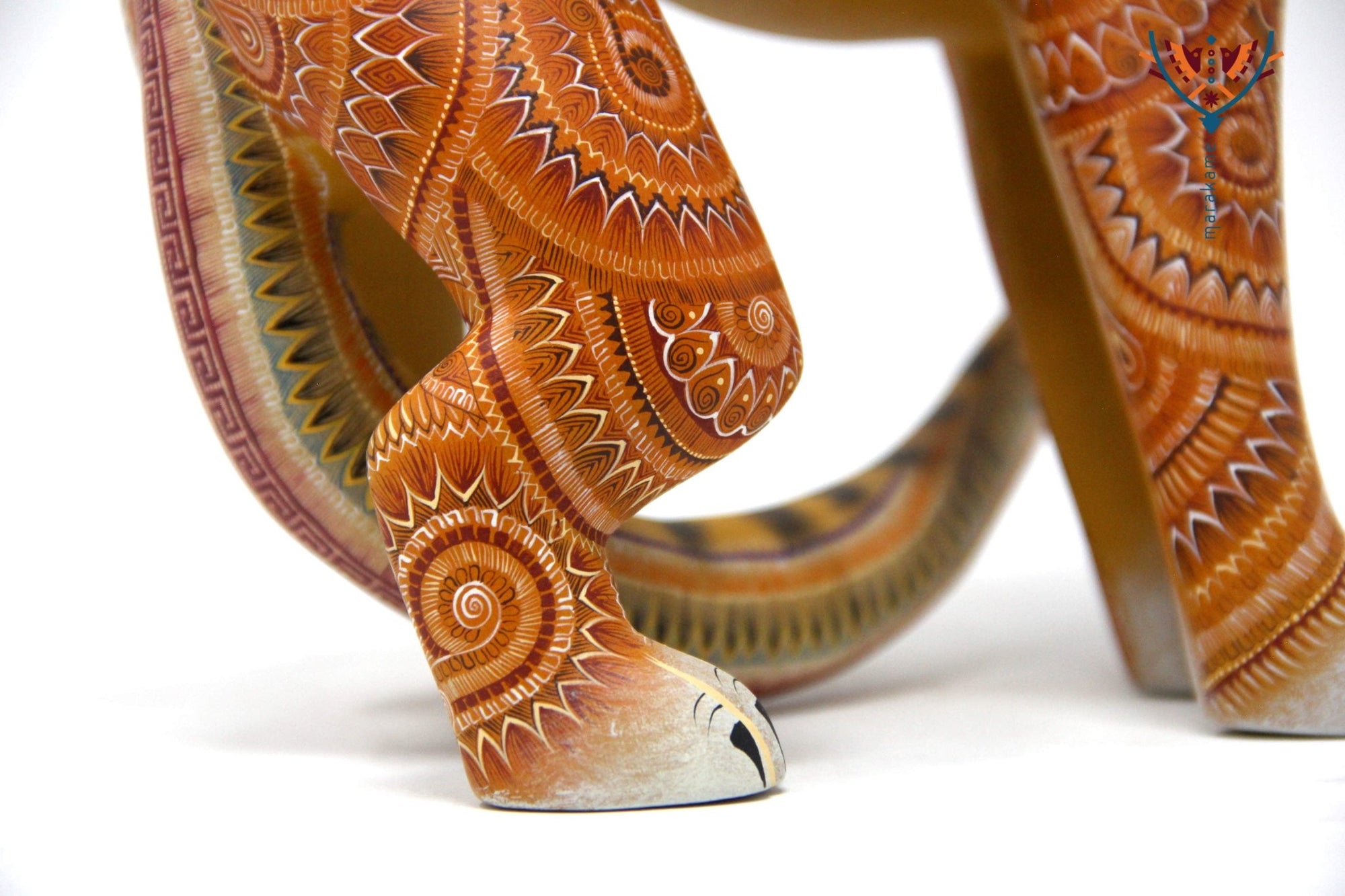 Alebrije Jaguar - Beedxe' II - Arte Huichol - Marakame