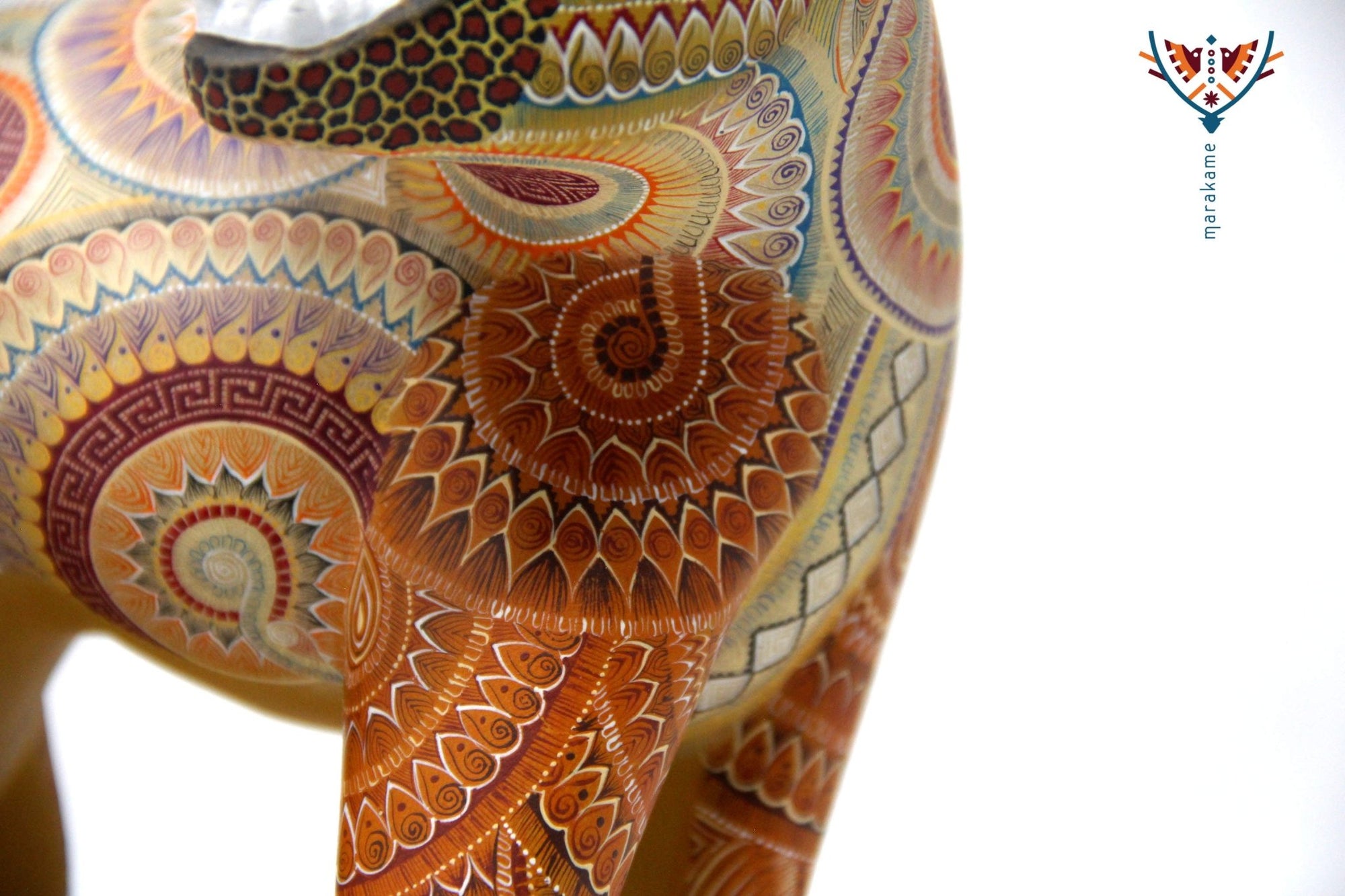 Alebrije Jaguar - Beedxe' II - Arte Huichol - Marakame