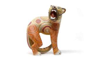 Alebrije Jaguar - Beedxe' II - Arte Huichol - Marakame