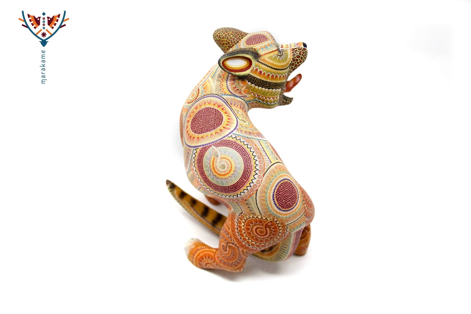 Alebrije Jaguar - Beedxe' II - Arte Huichol - Marakame