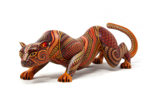 Alebrije Jaguar - Beedxe' III - Arte Huichol - Marakame