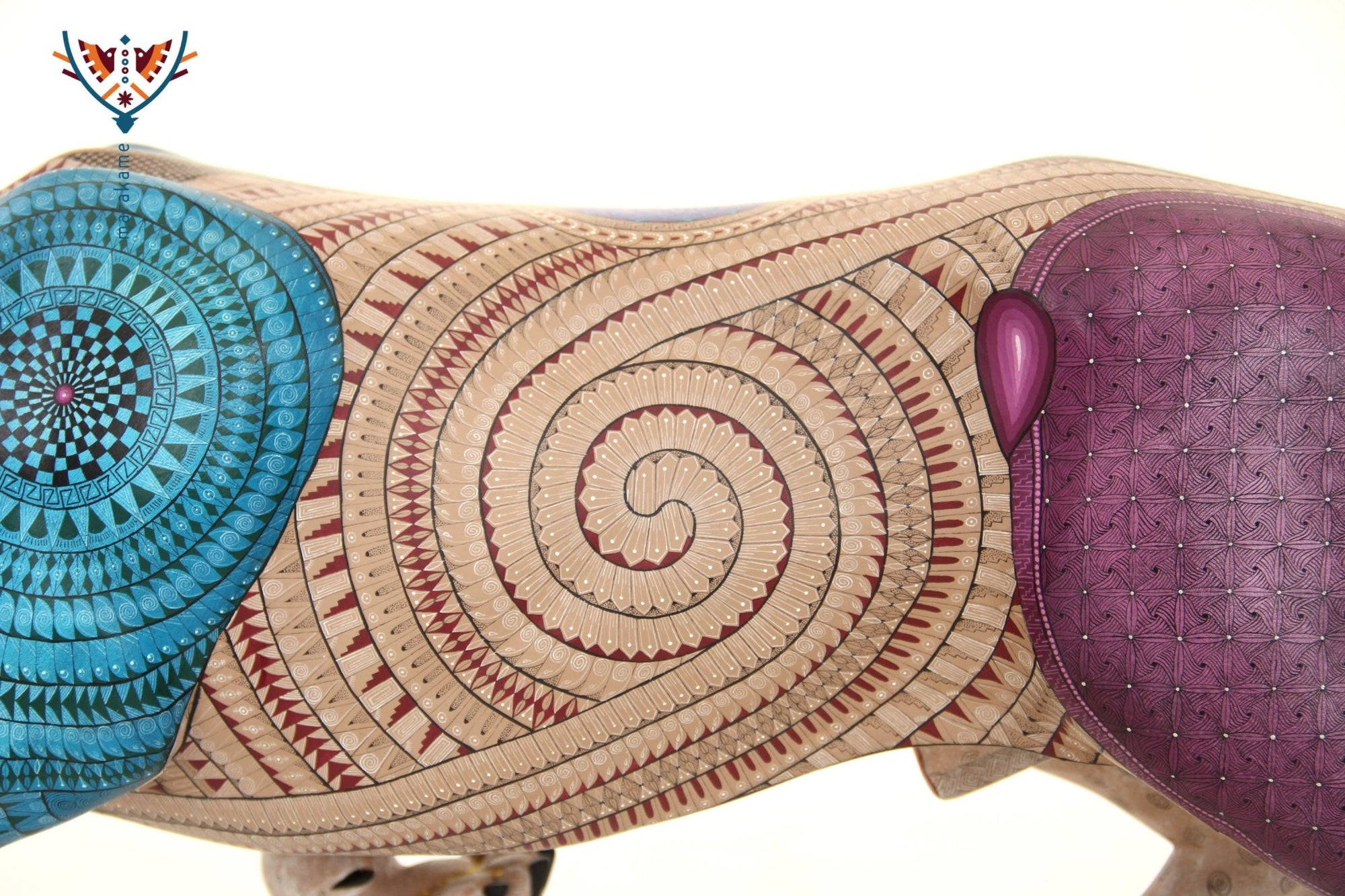 Alebrije - Jaguar Ngola - Arte Huichol - Marakame