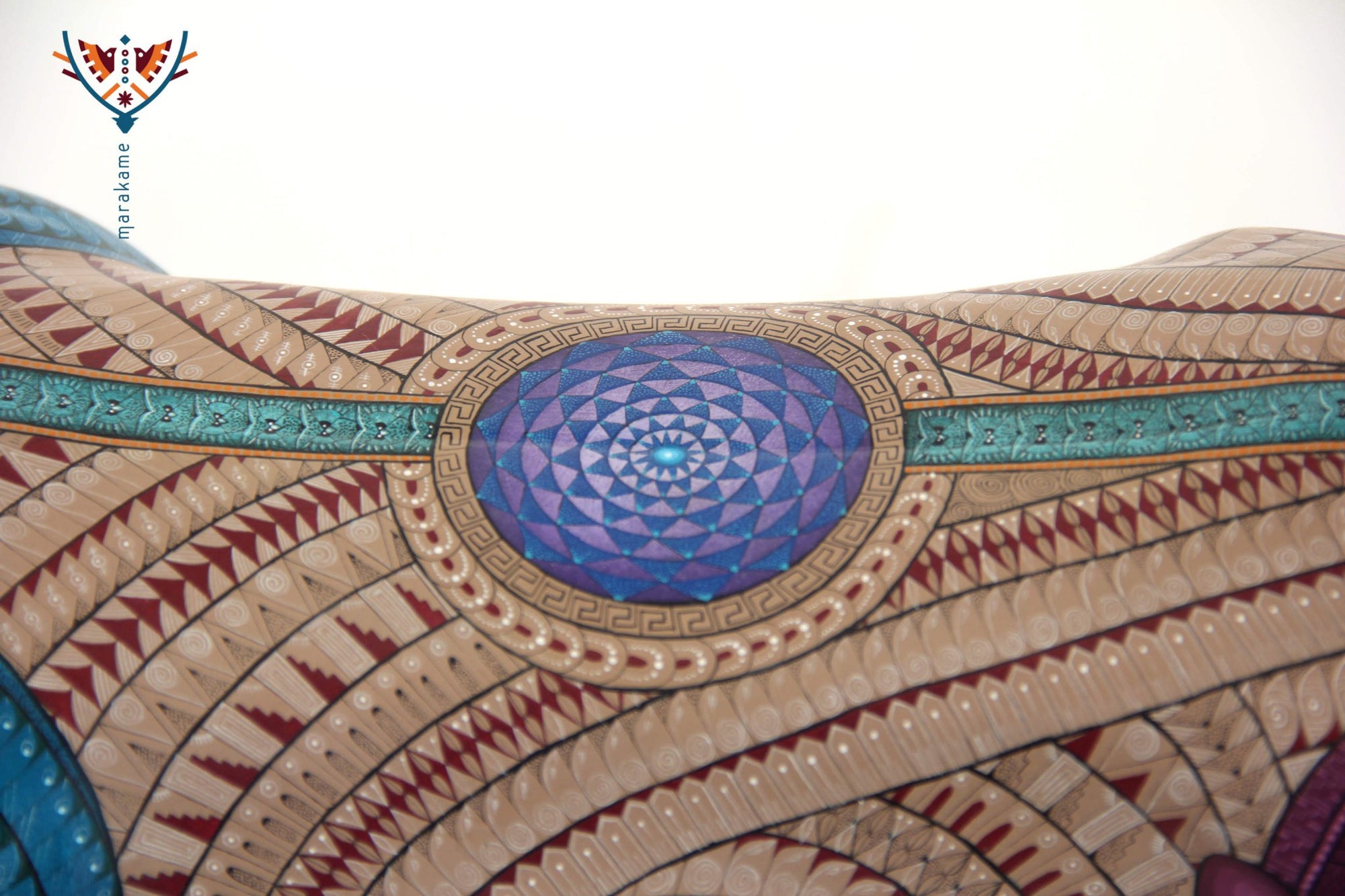 Alebrije - Jaguar Ngola - Arte Huichol - Marakame