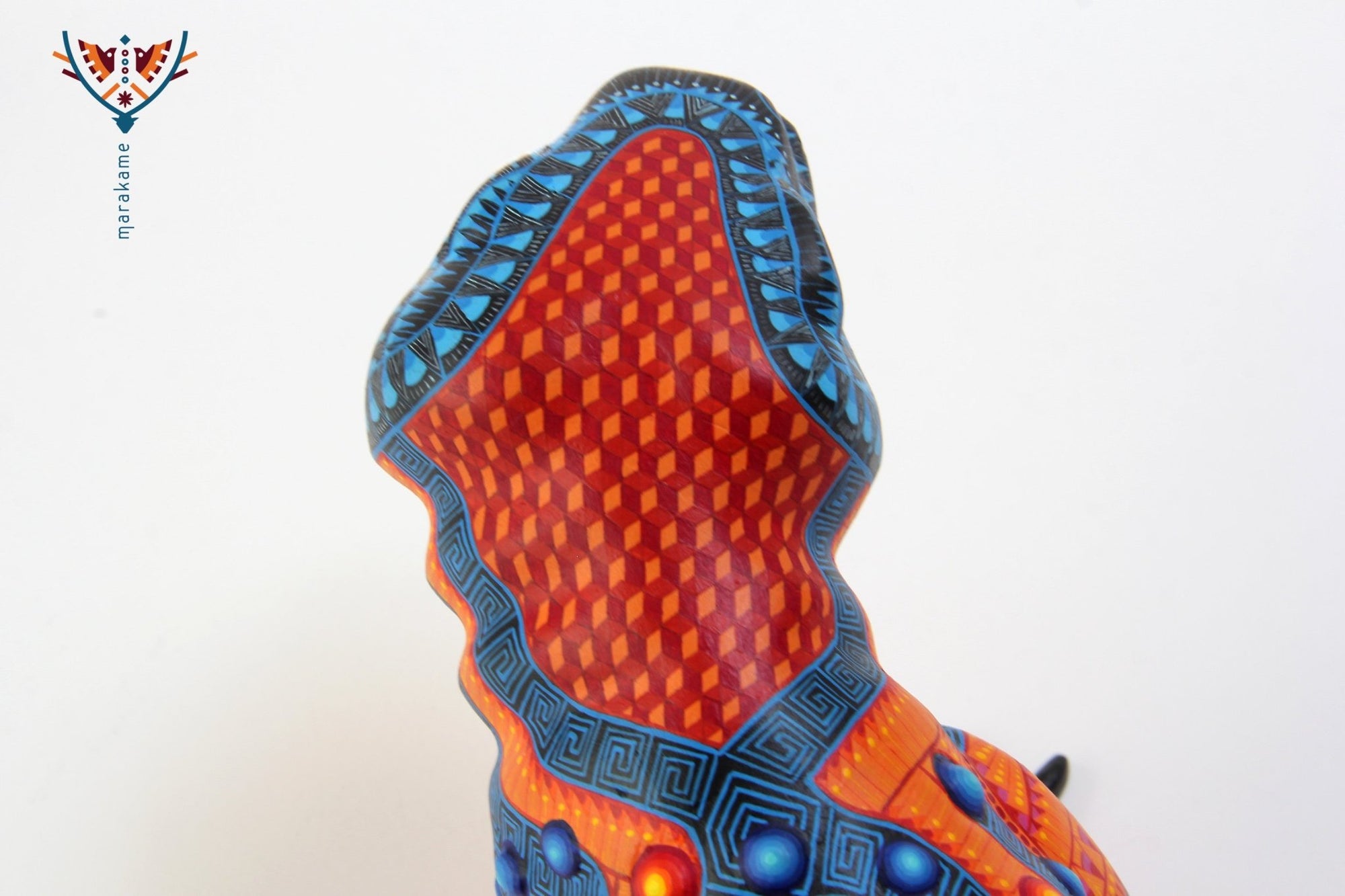 Alebrije - Monstruo de Gila - Arte Huichol - Marakame