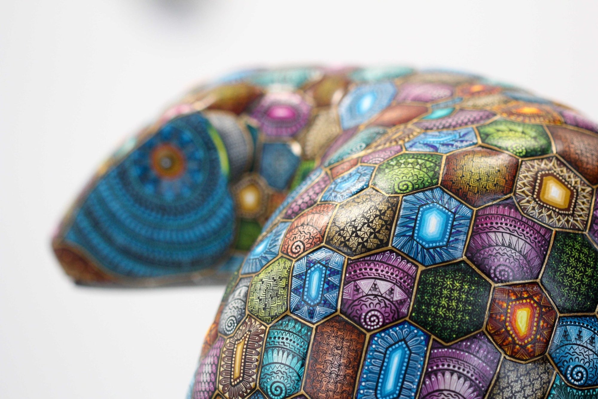 Alebrije - Pangolín Danzante - Arte Huichol - Marakame