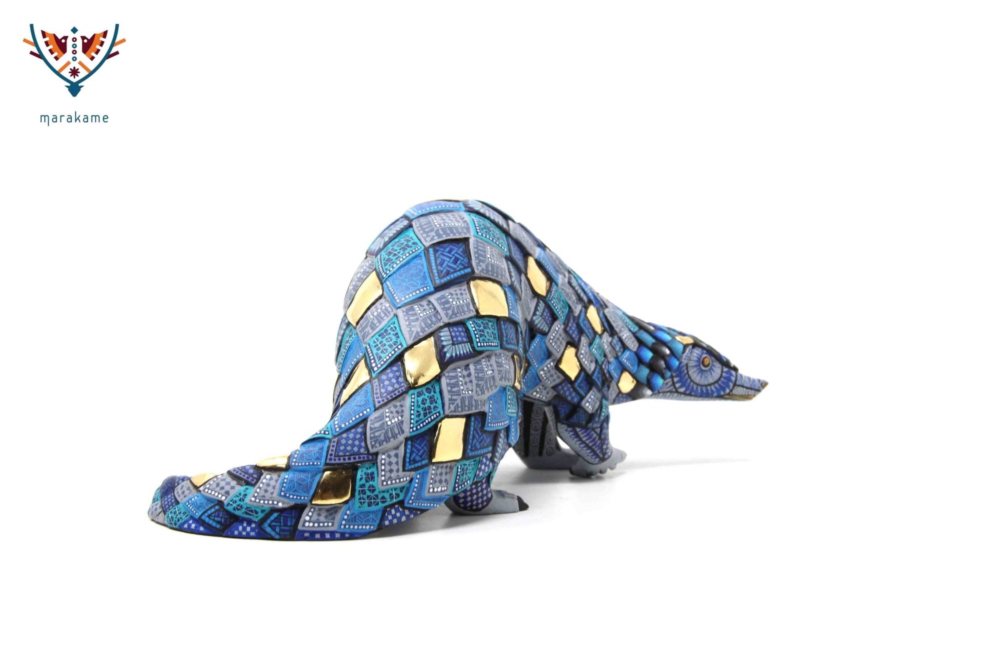Alebrije - Pangolín II - Arte Huichol - Marakame