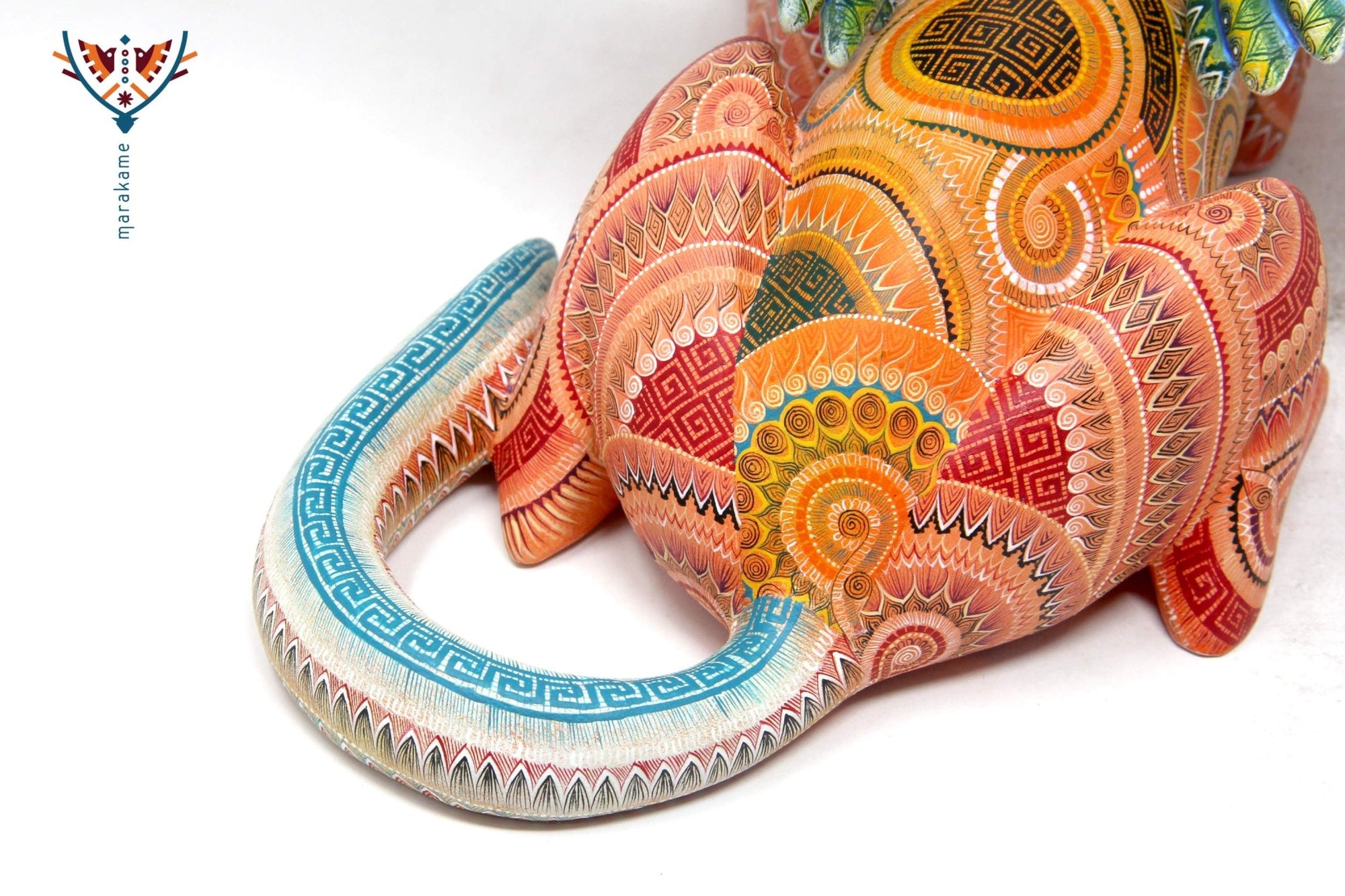 Alebrije - Perro del más allá - Arte Huichol - Marakame
