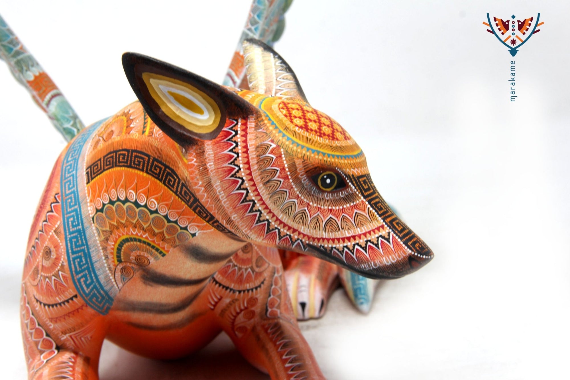 Alebrije - Perro del más allá - Arte Huichol - Marakame