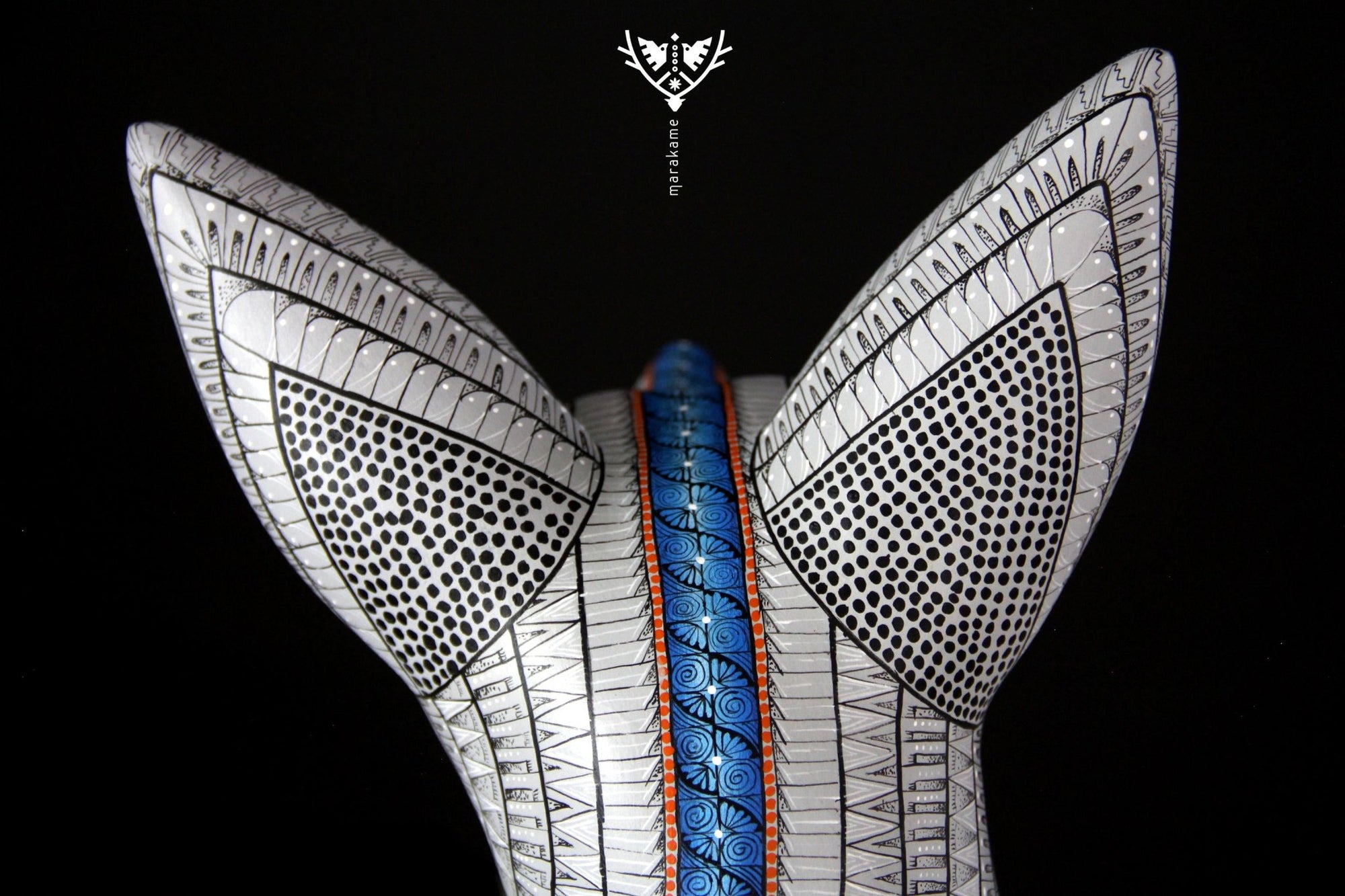 Alebrije Perro - Ngola - Arte Huichol - Marakame