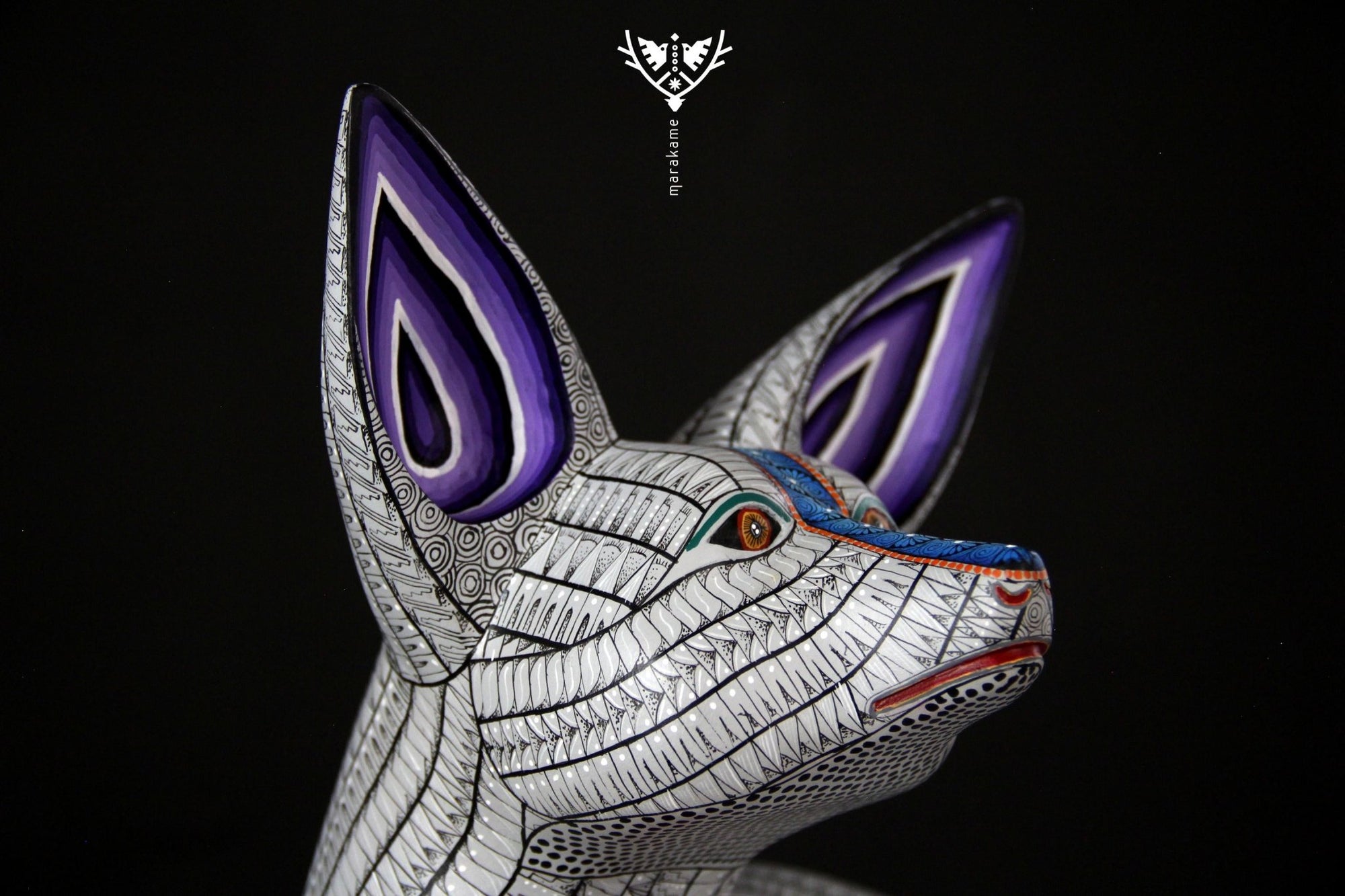 Alebrije Perro - Ngola - Arte Huichol - Marakame