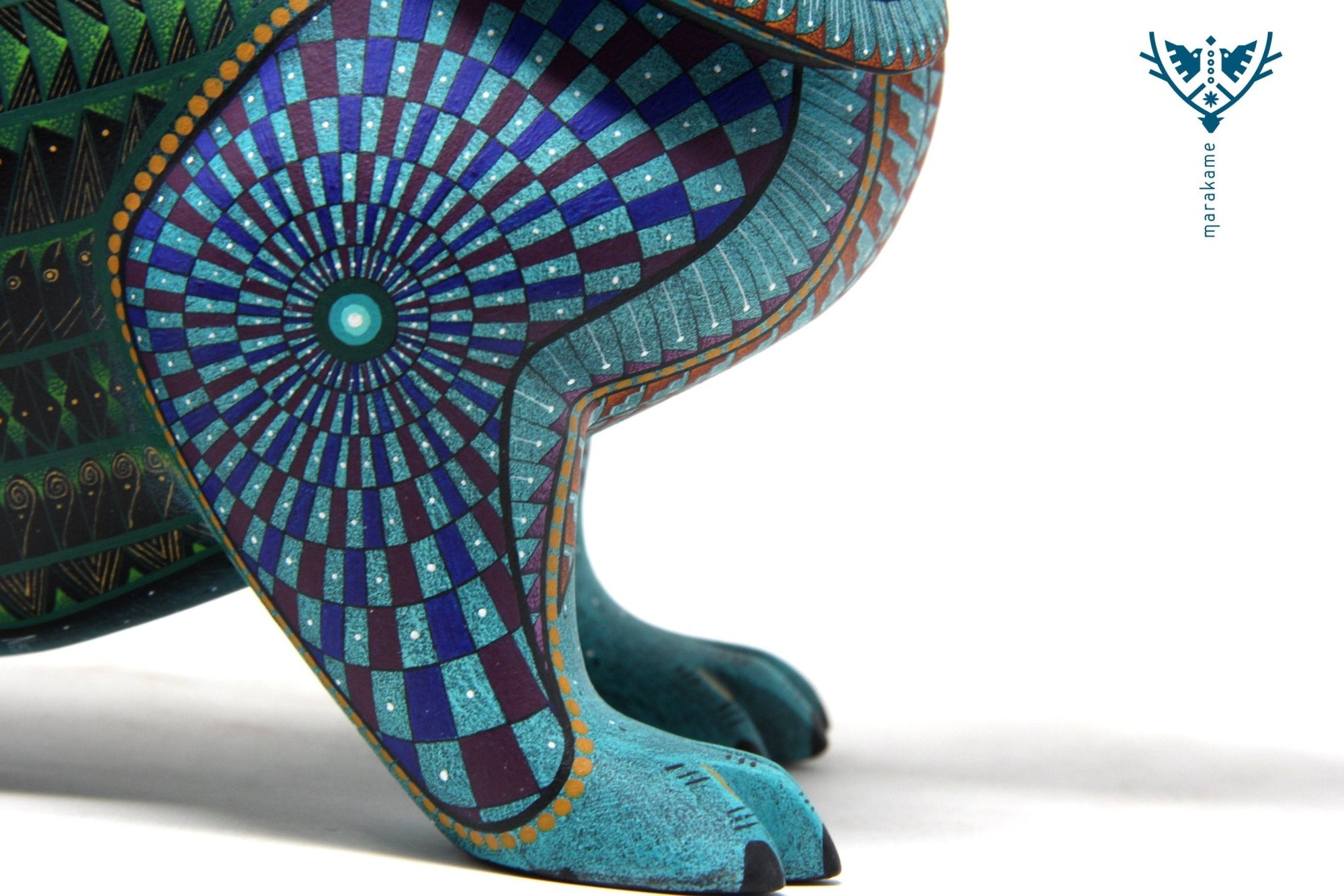 Alebrije - Perro Salchicha - Arte Huichol - Marakame
