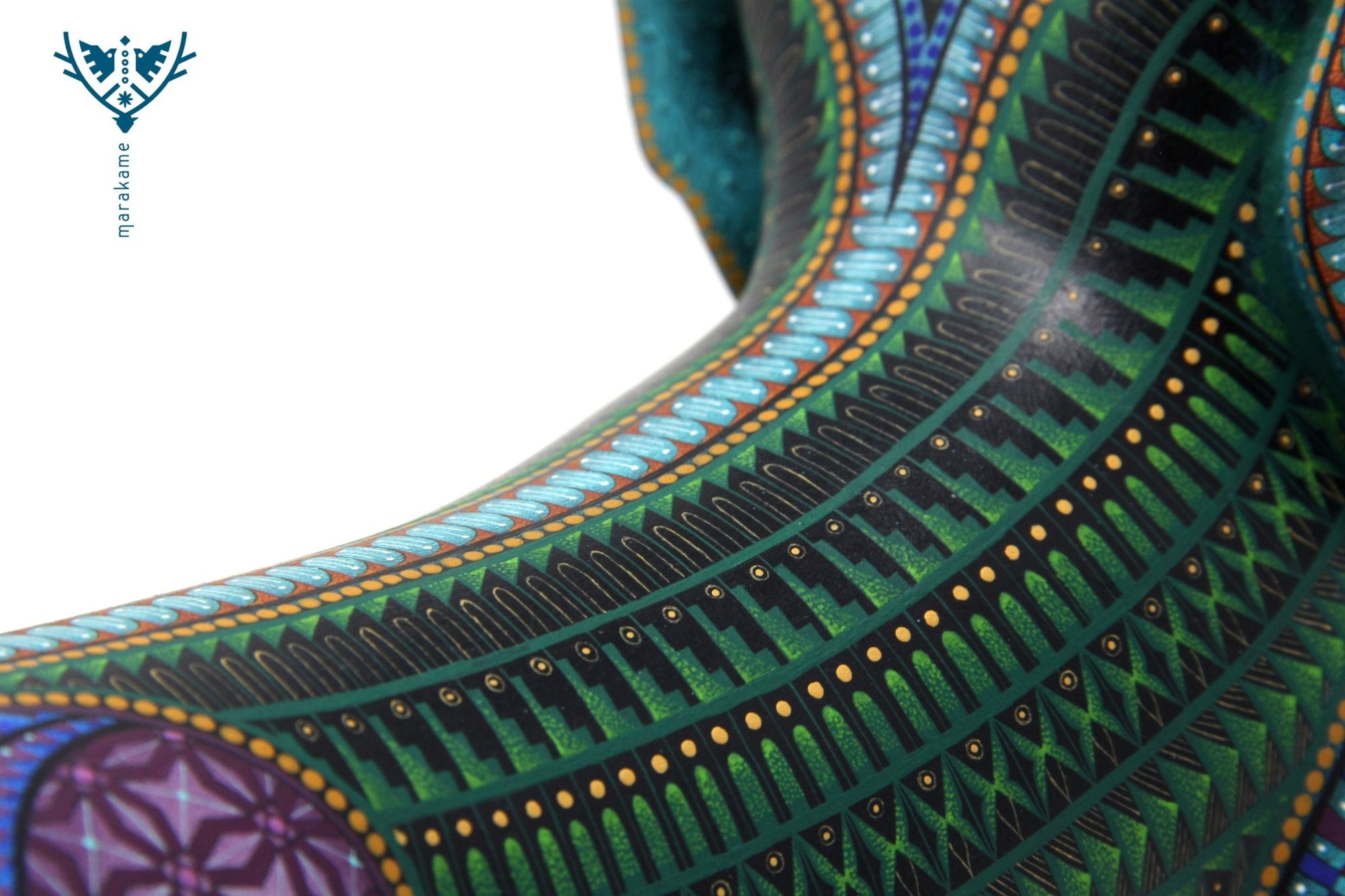 Alebrije - Perro Salchicha - Arte Huichol - Marakame