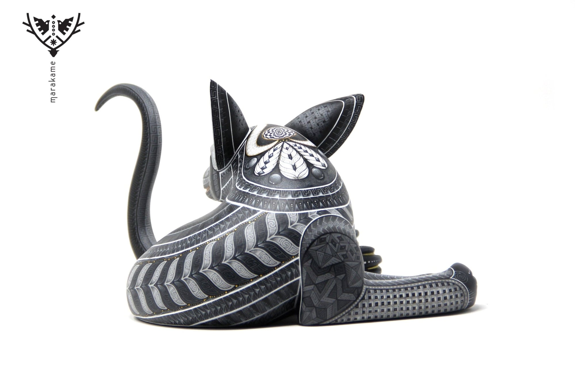 Alebrije - Perro Xoloitzcuintle - Arte Huichol - Marakame