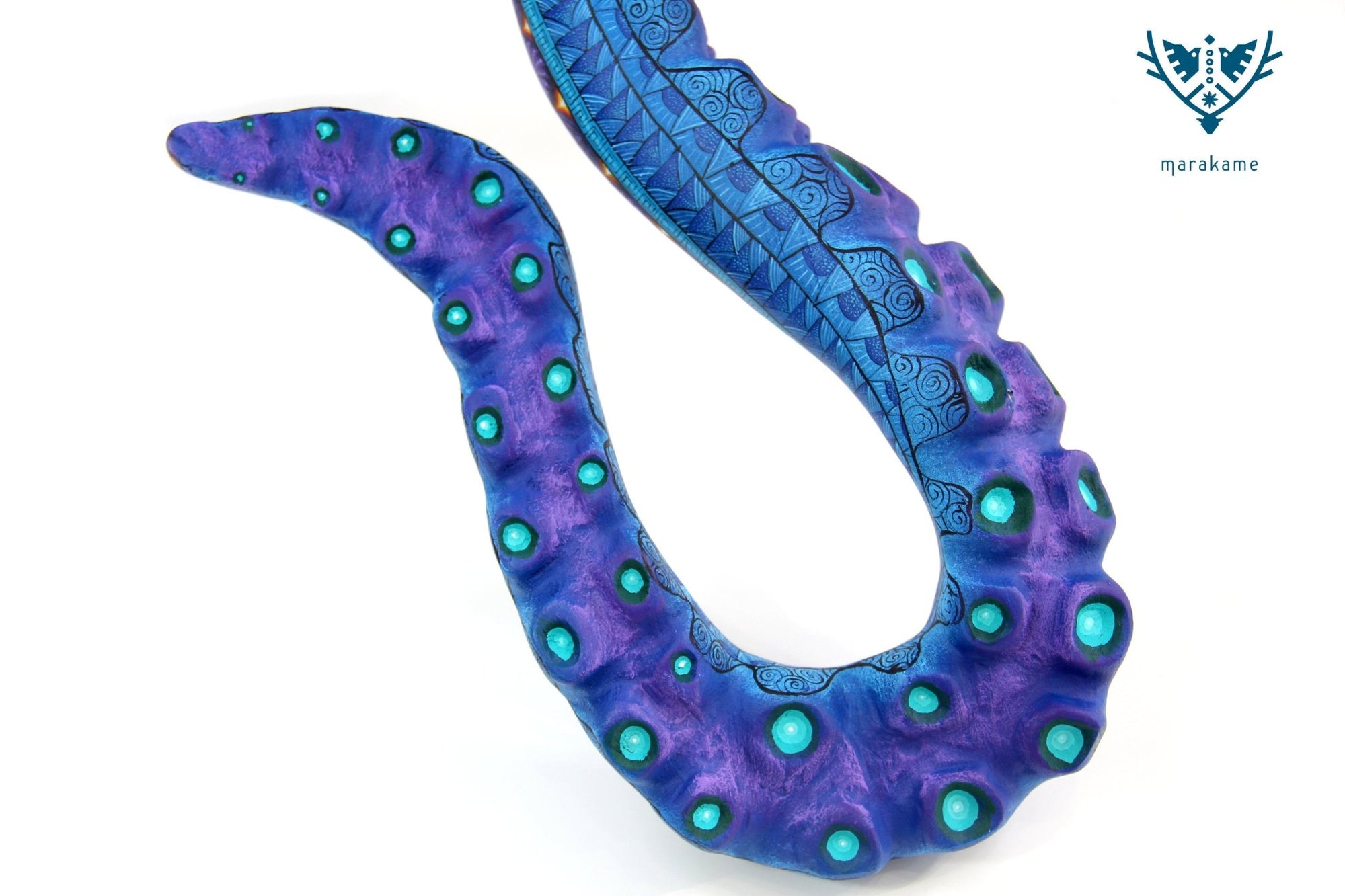 Alebrije - Pulpo Zapoteca II - Arte Huichol - Marakame