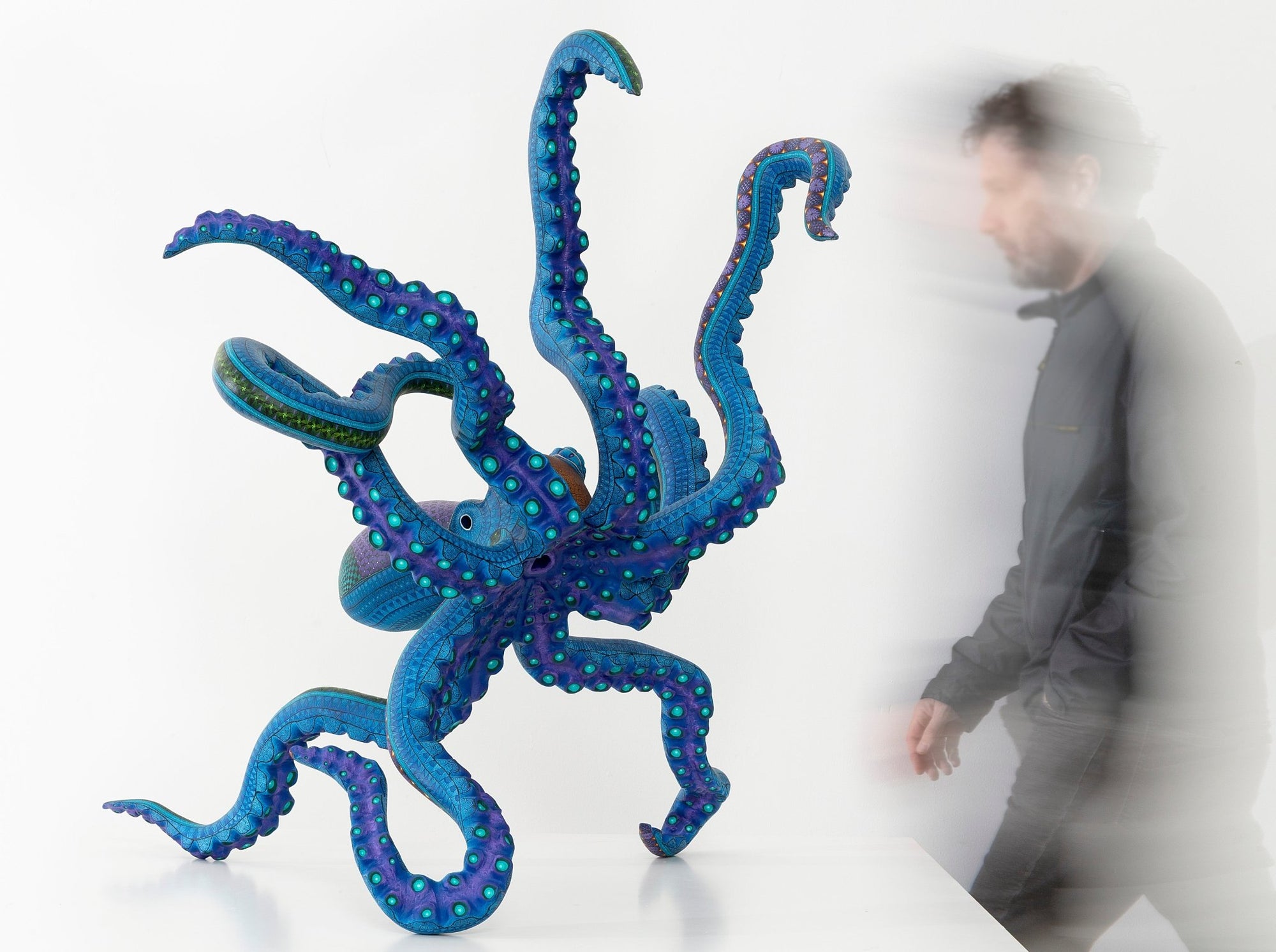 Alebrije - Pulpo Zapoteca II - Arte Huichol - Marakame
