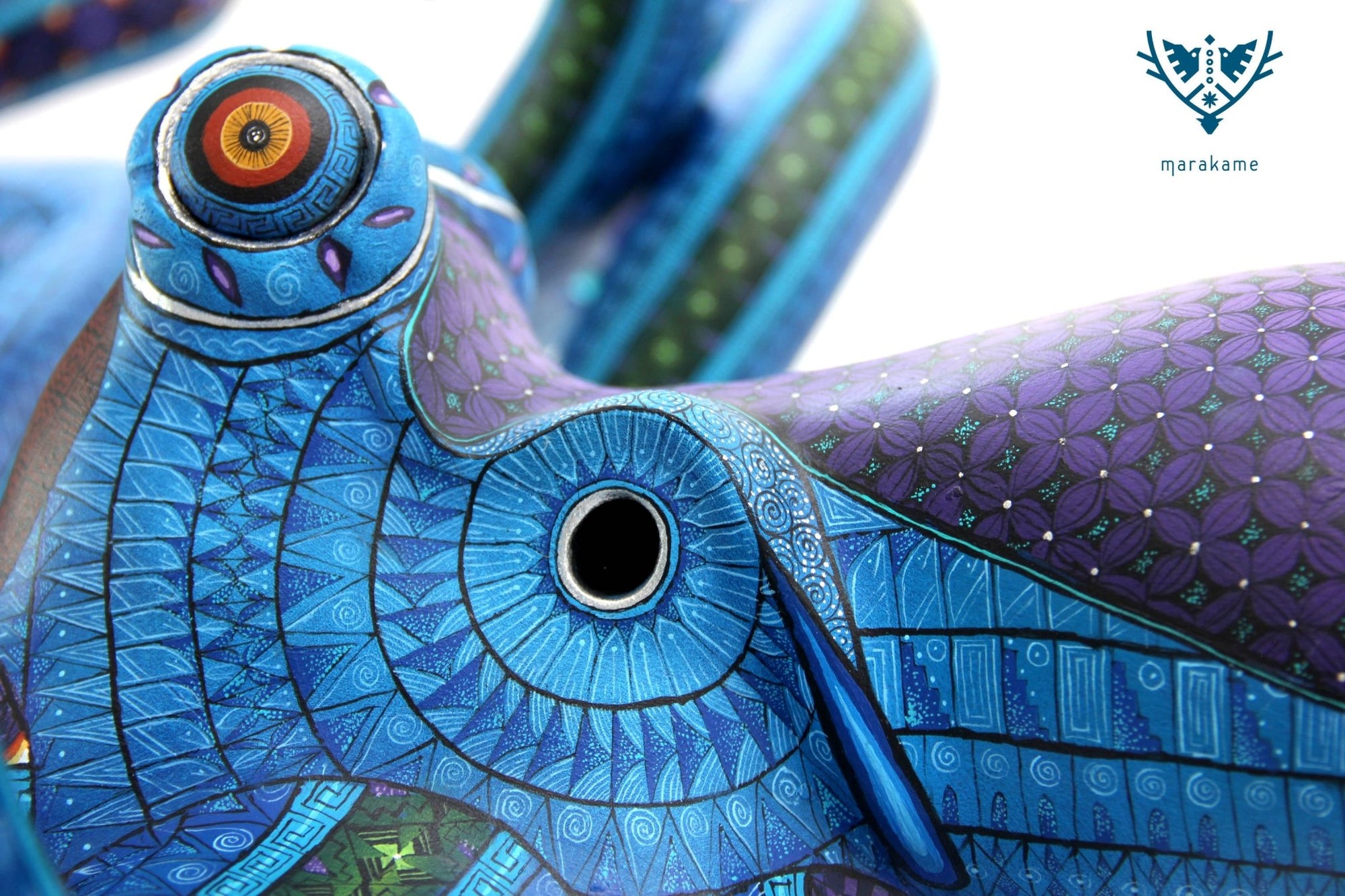 Alebrije - Pulpo Zapoteca II - Arte Huichol - Marakame