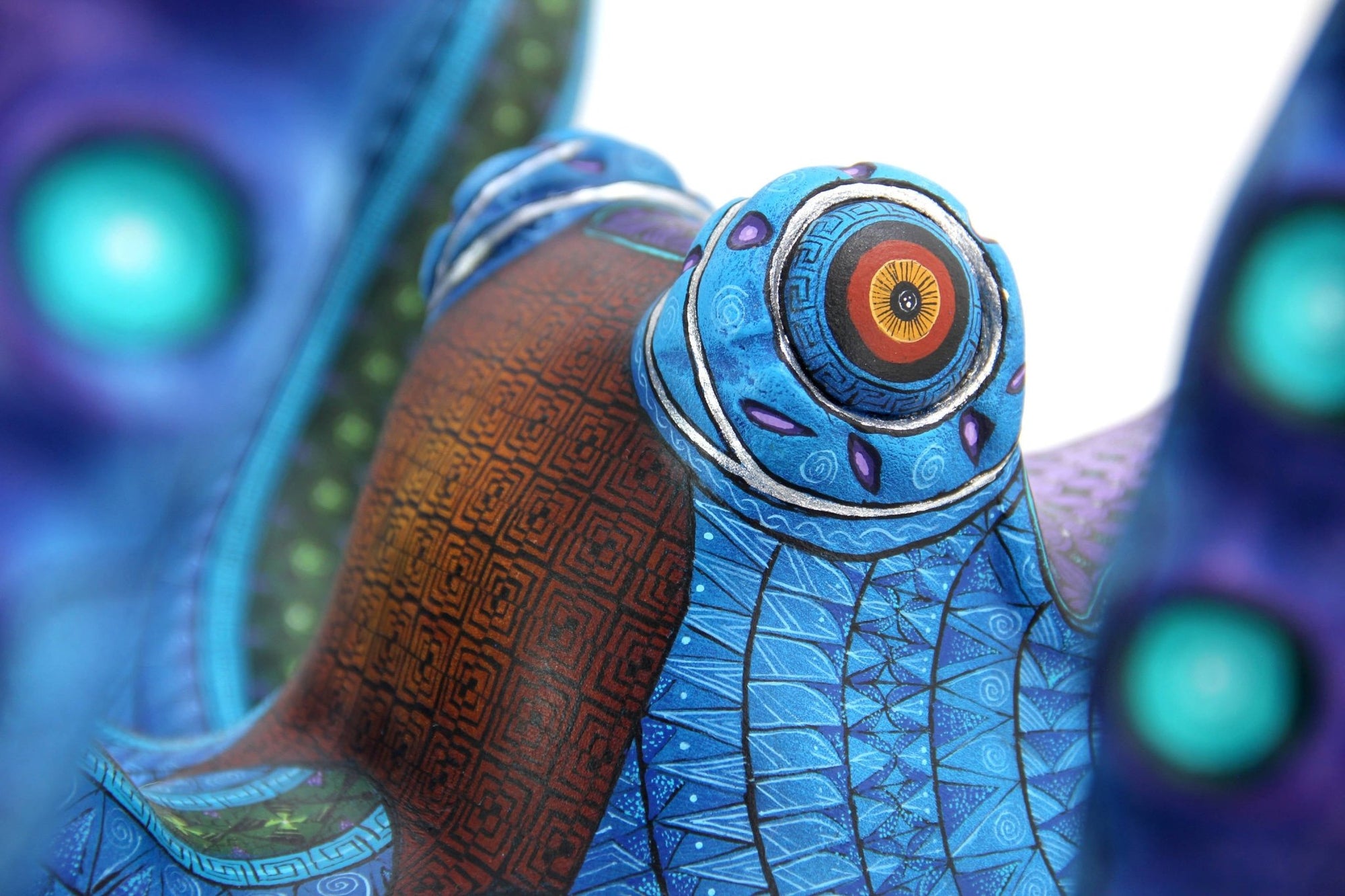 Alebrije - Pulpo Zapoteca II - Arte Huichol - Marakame