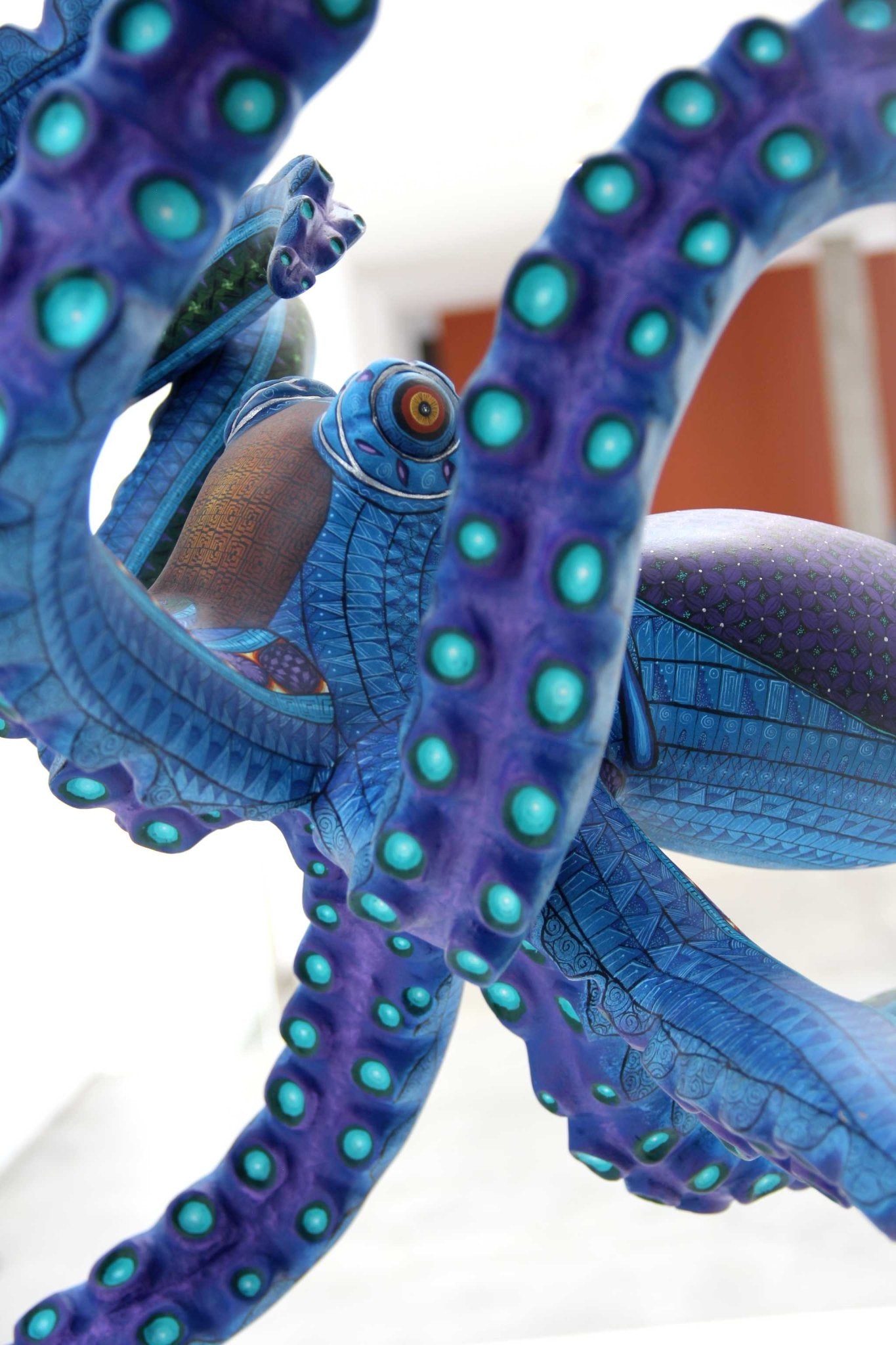 Alebrije - Pulpo Zapoteca II - Arte Huichol - Marakame