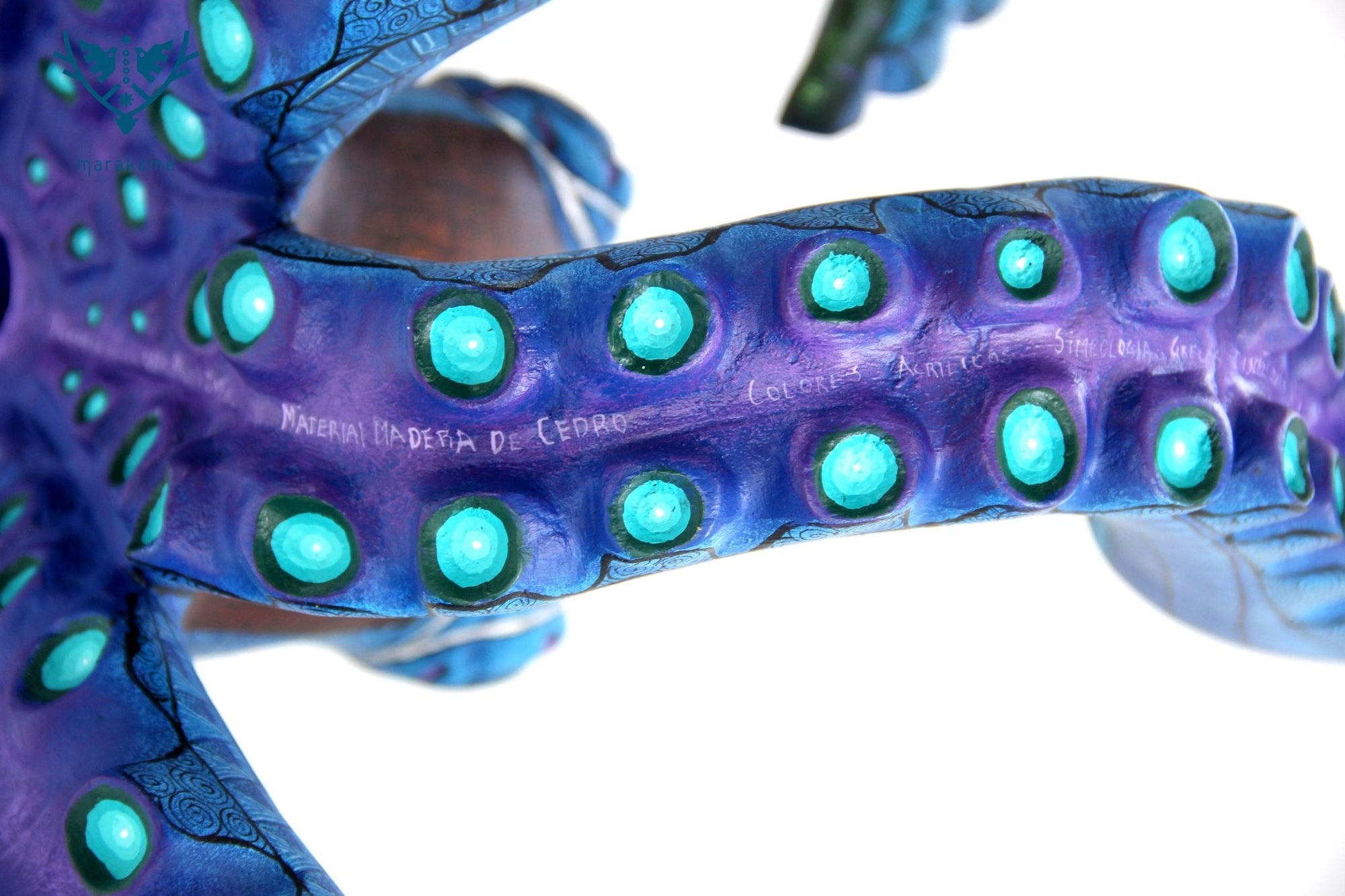 Alebrije - Pulpo Zapoteca II - Arte Huichol - Marakame