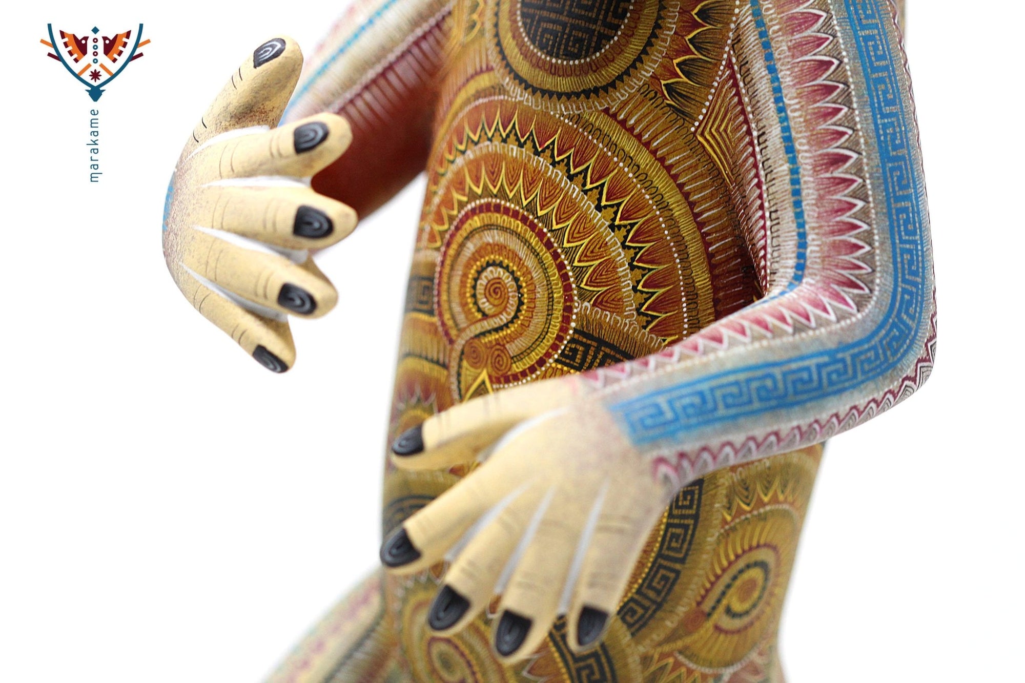 Alebrije - Simio - Arte Huichol - Marakame