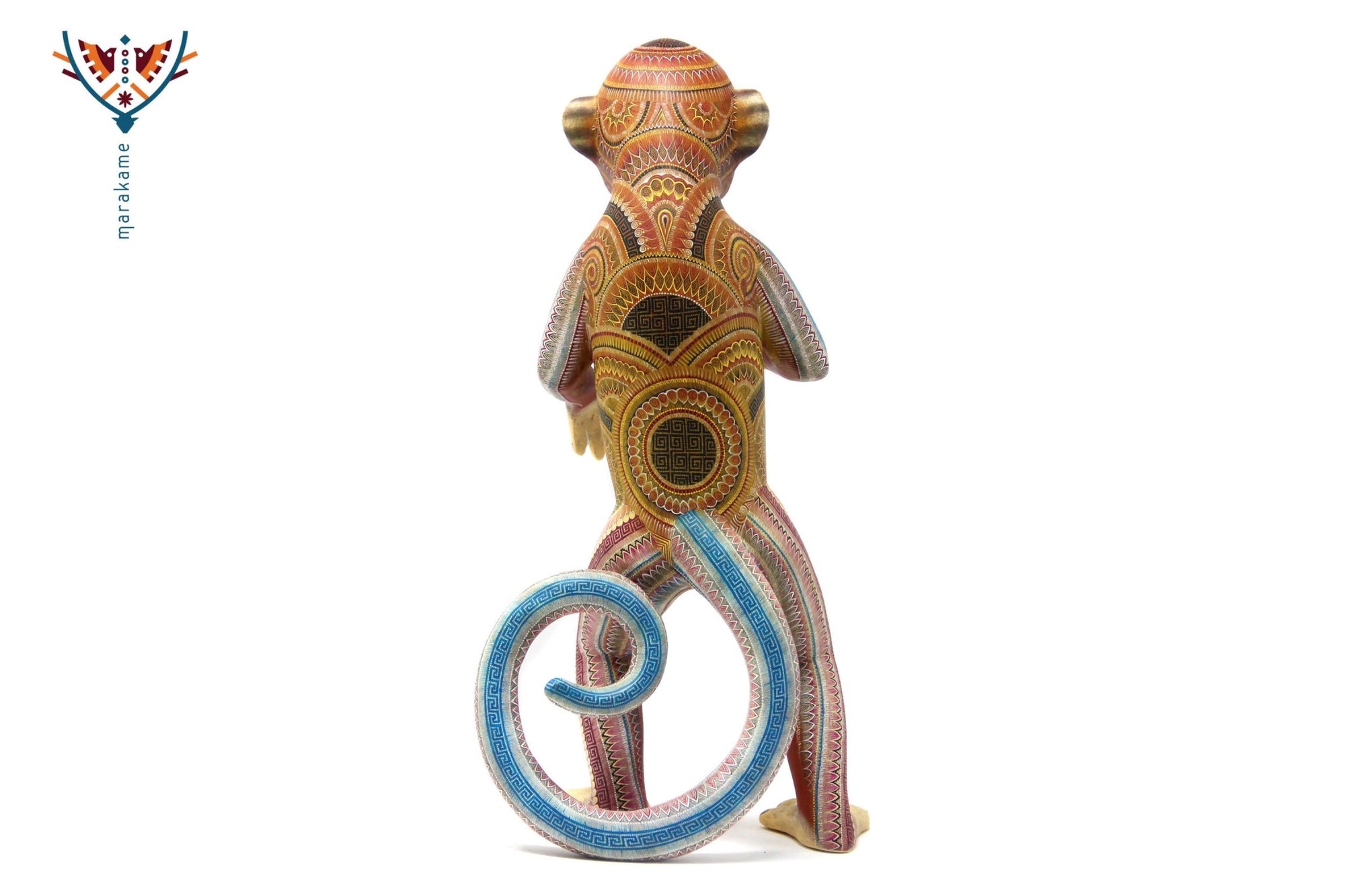 Alebrije - Simio - Arte Huichol - Marakame