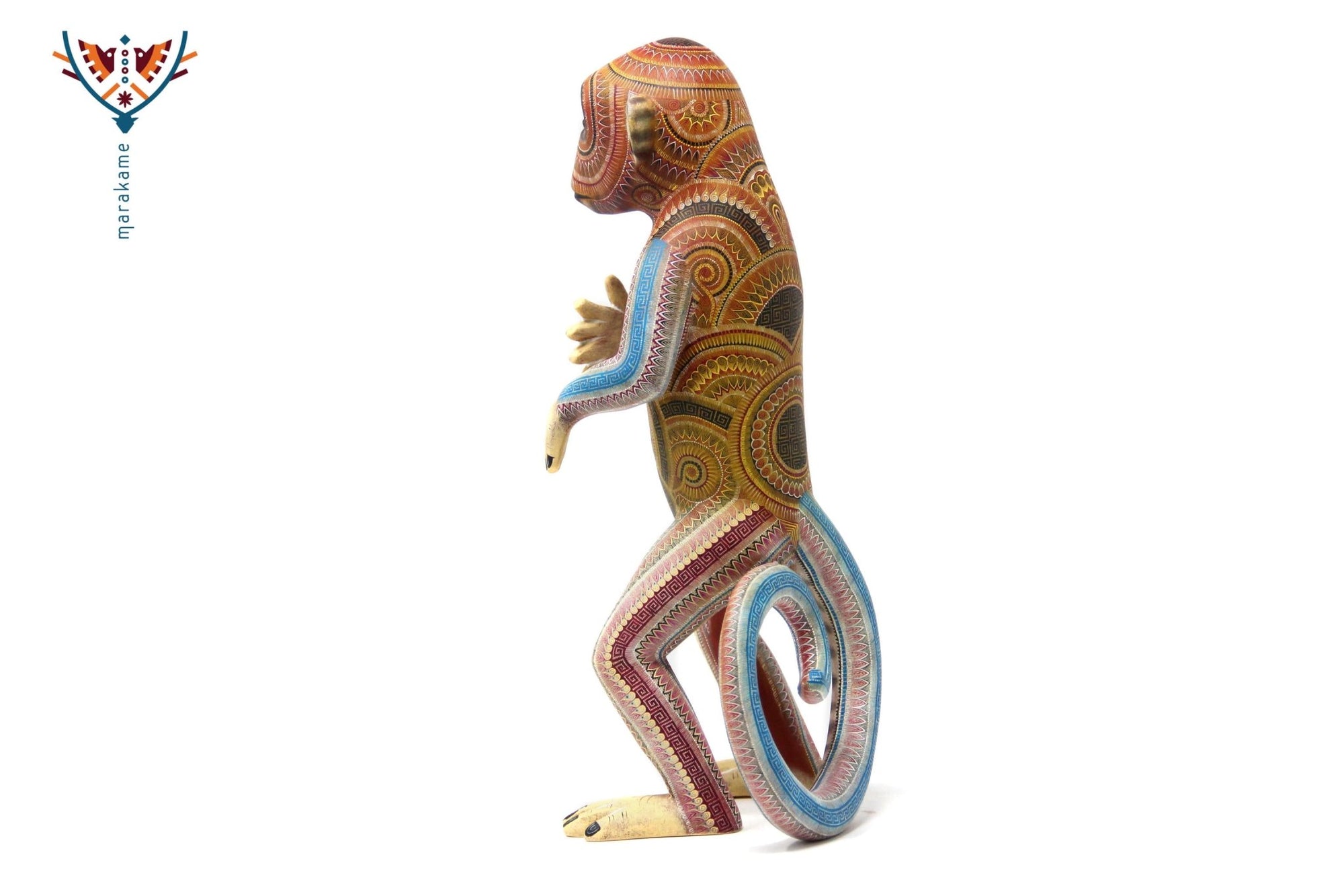Alebrije - Simio - Arte Huichol - Marakame