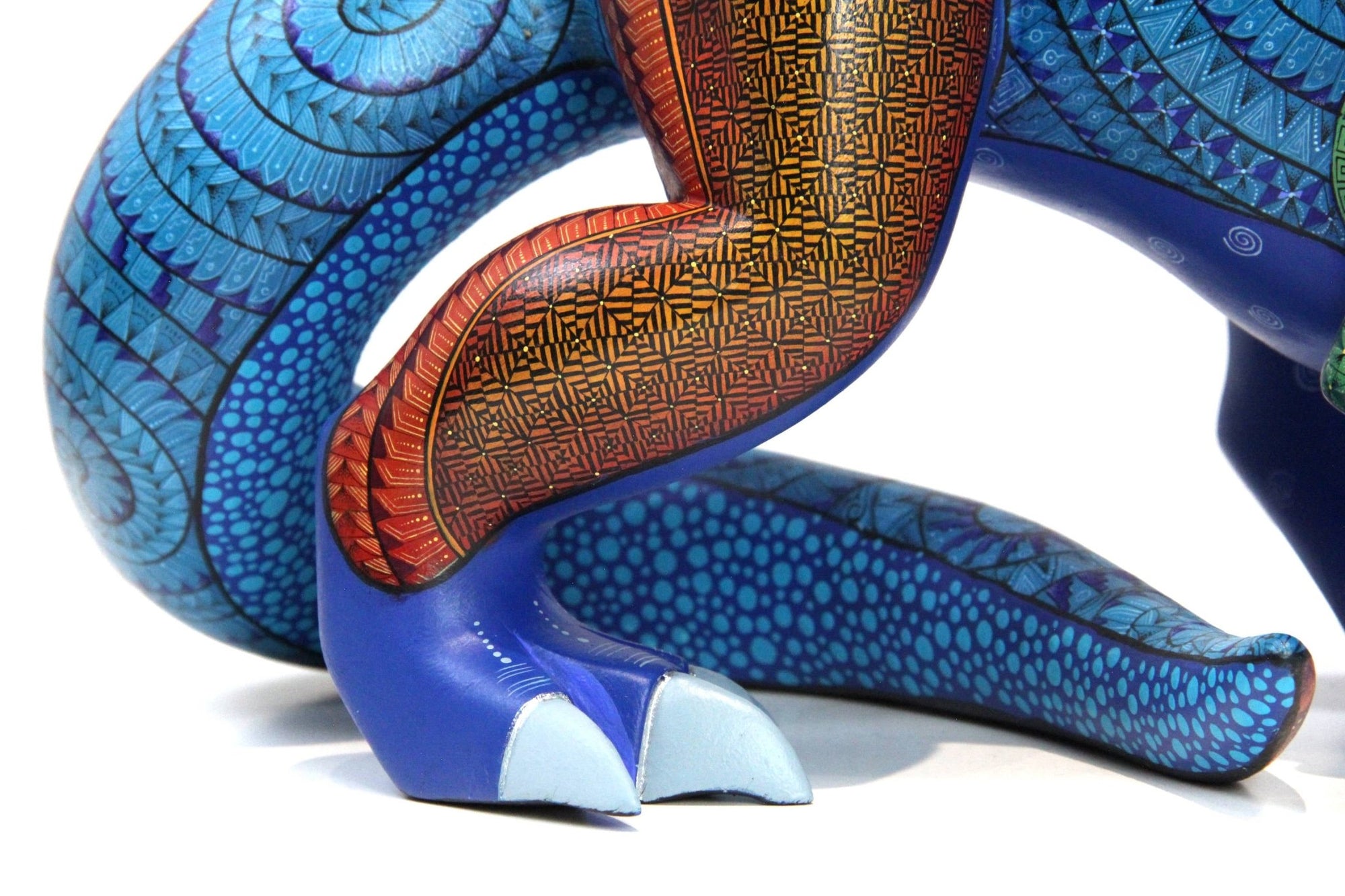 Alebrije - T-Rex - Arte Huichol - Marakame