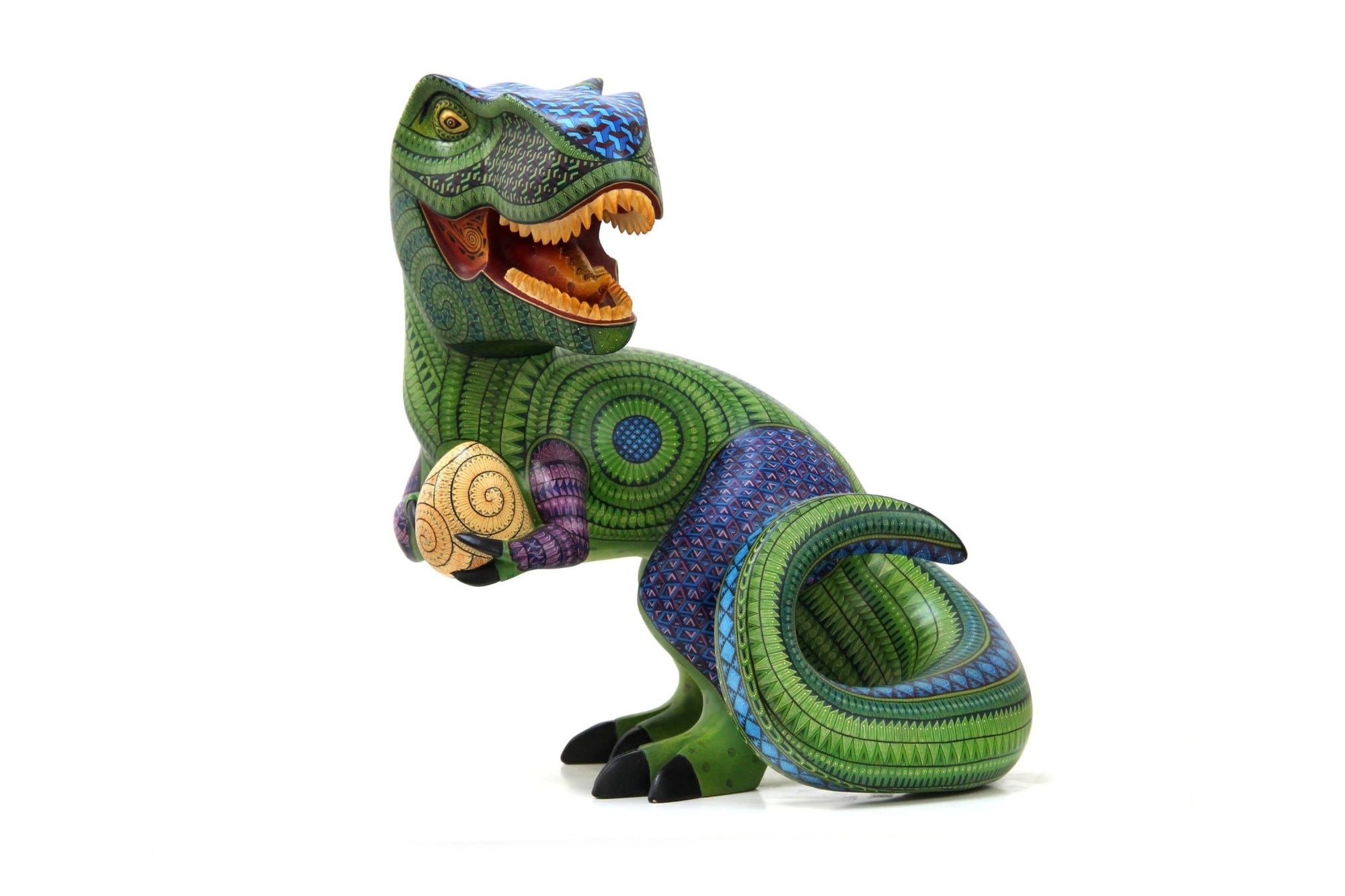 Alebrije - T-Rex - Arte Huichol - Marakame
