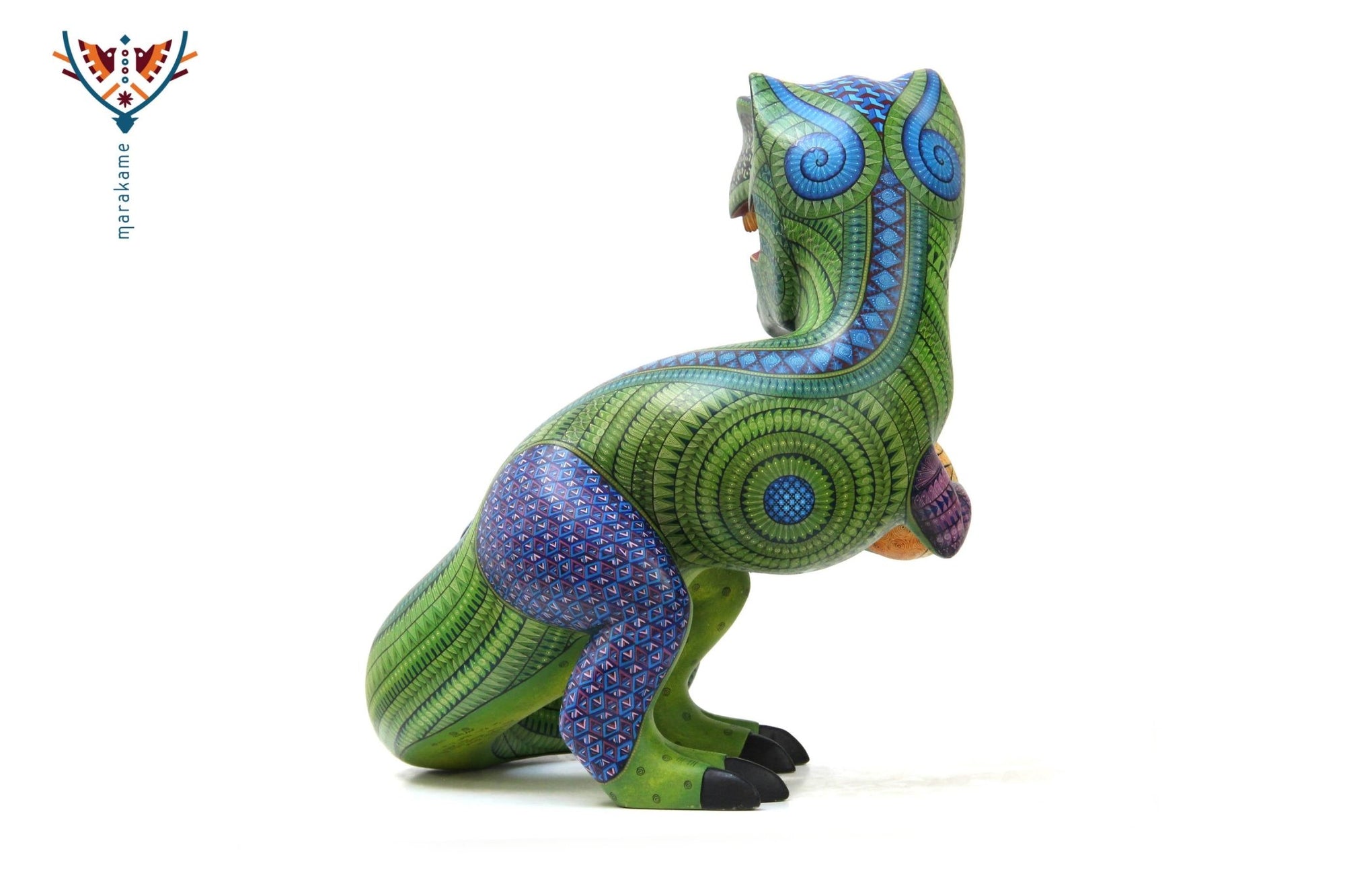 Alebrije - T-Rex - Arte Huichol - Marakame