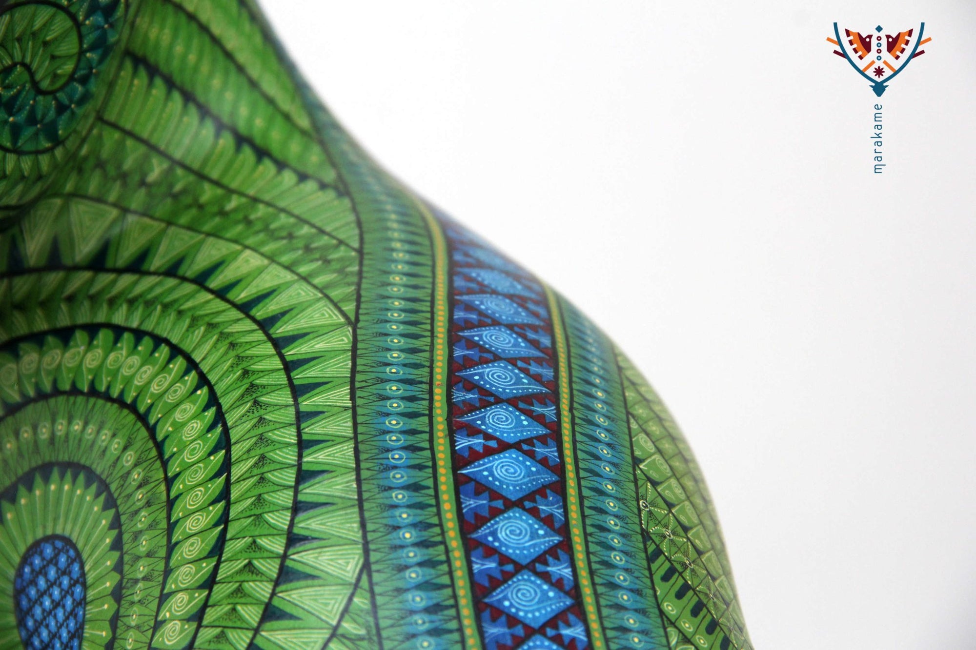 Alebrije - T-Rex - Arte Huichol - Marakame