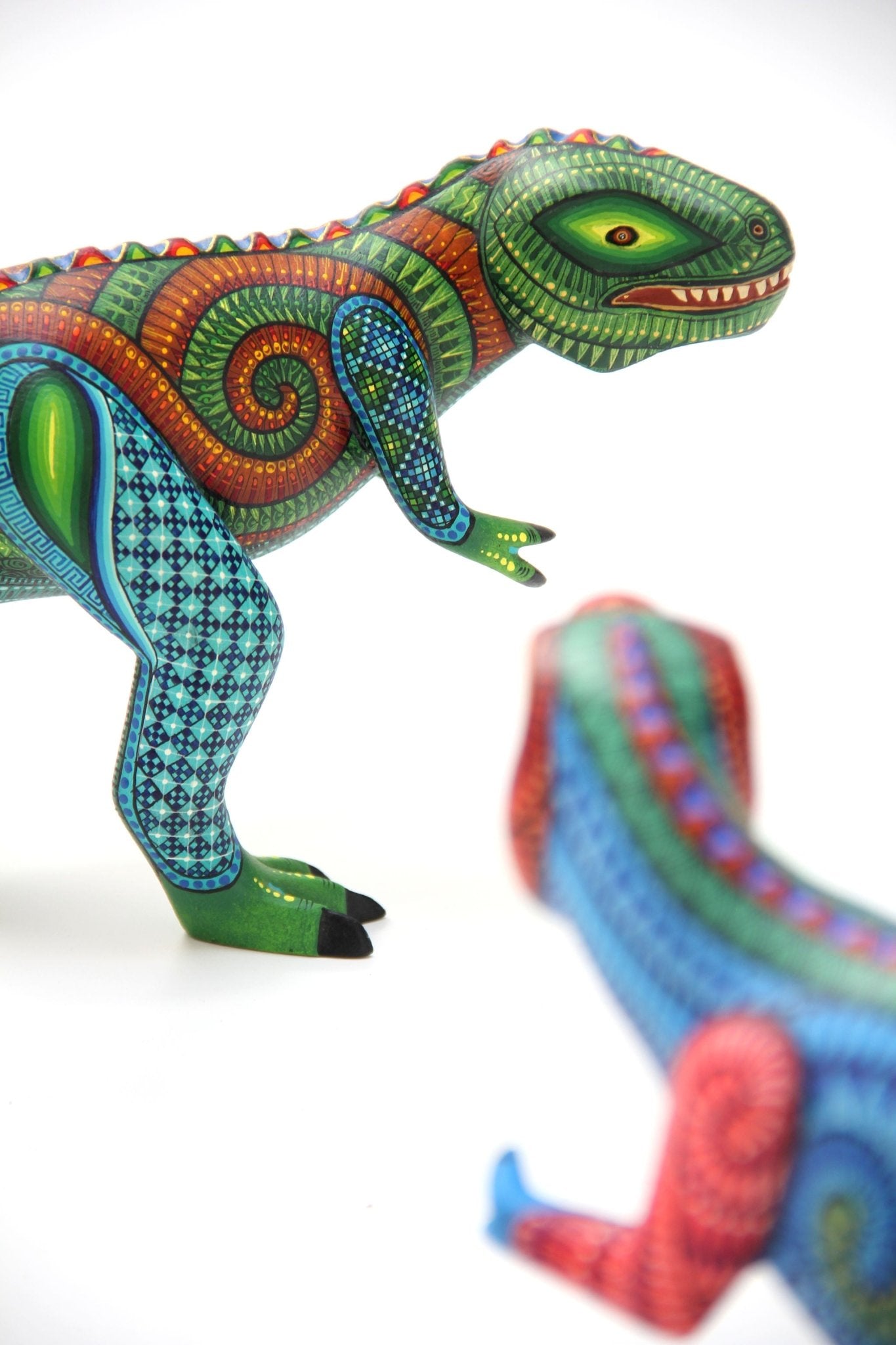 Alebrije - T-Rex I - Arte Huichol - Marakame