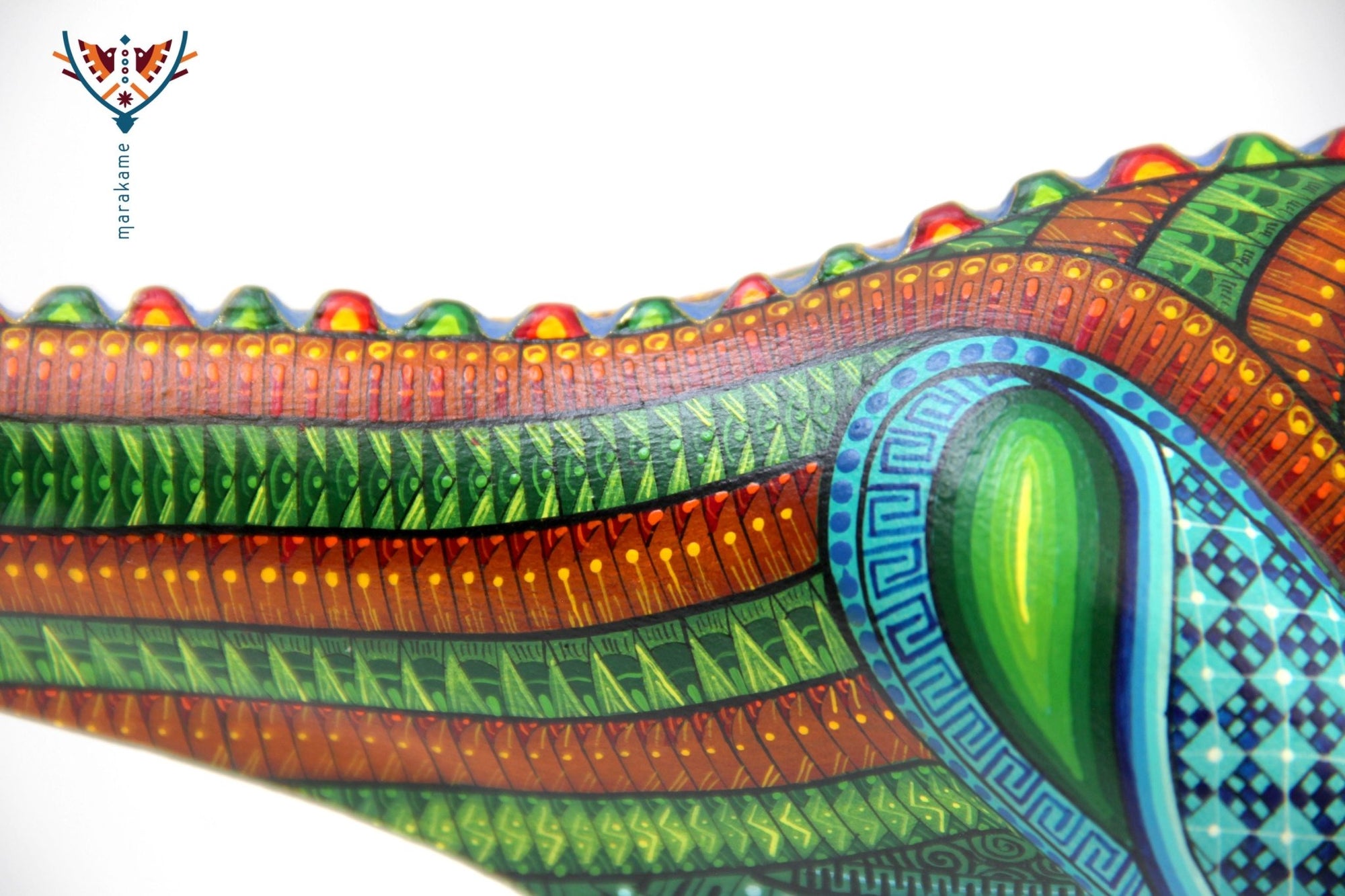 Alebrije - T-Rex I - Arte Huichol - Marakame