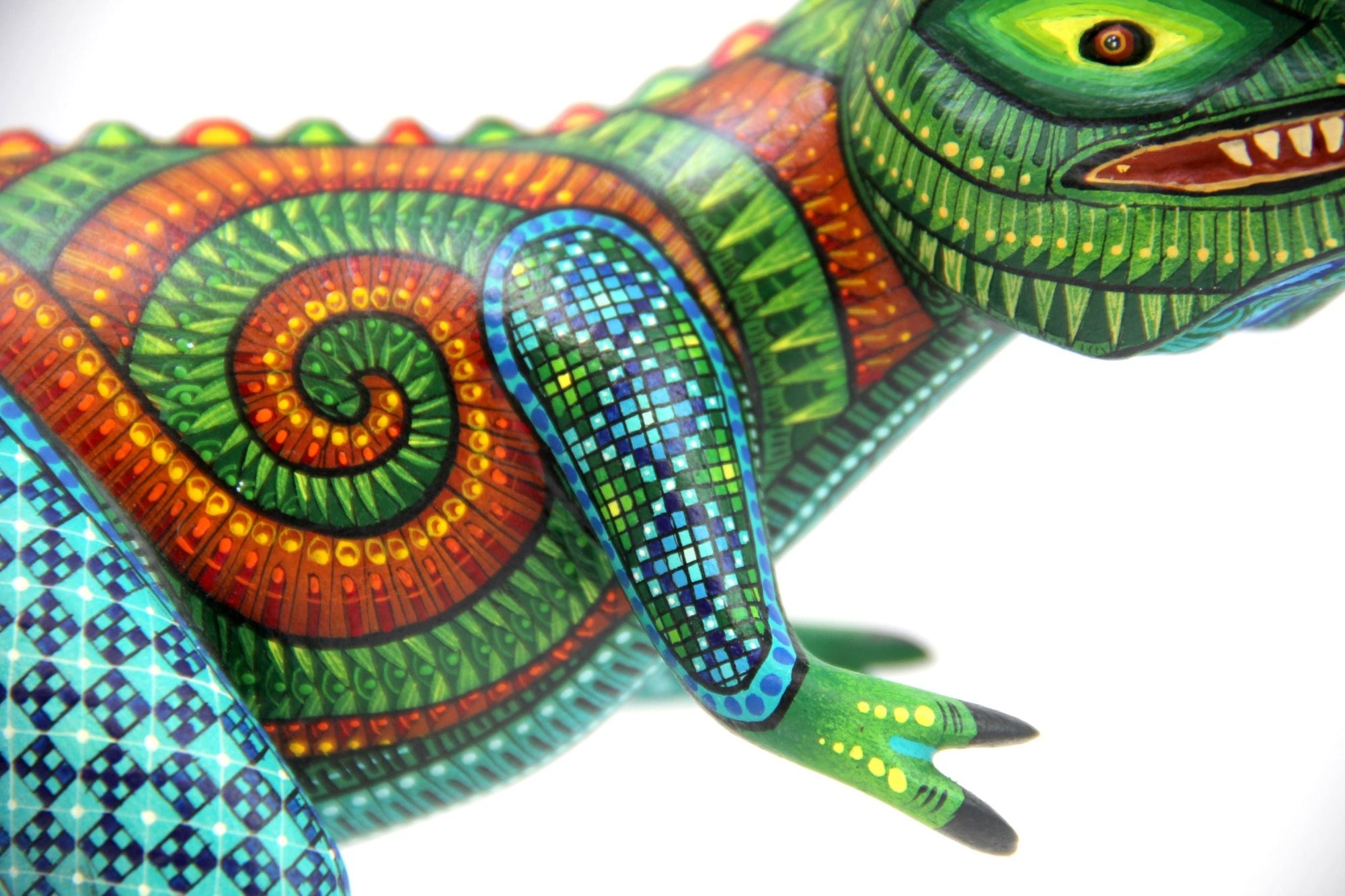 Alebrije - T-Rex I - Arte Huichol - Marakame