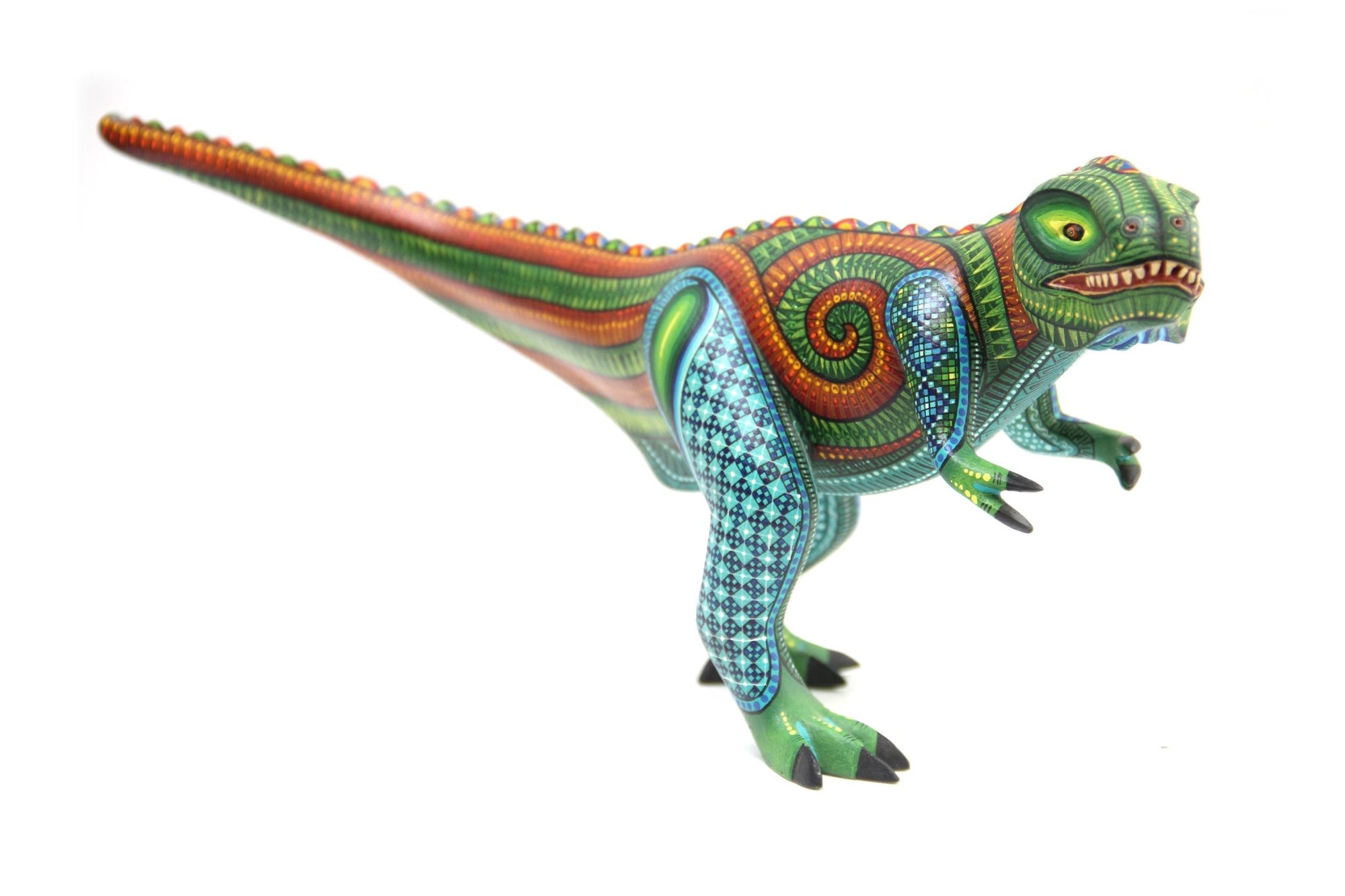 Alebrije - T-Rex I - Arte Huichol - Marakame