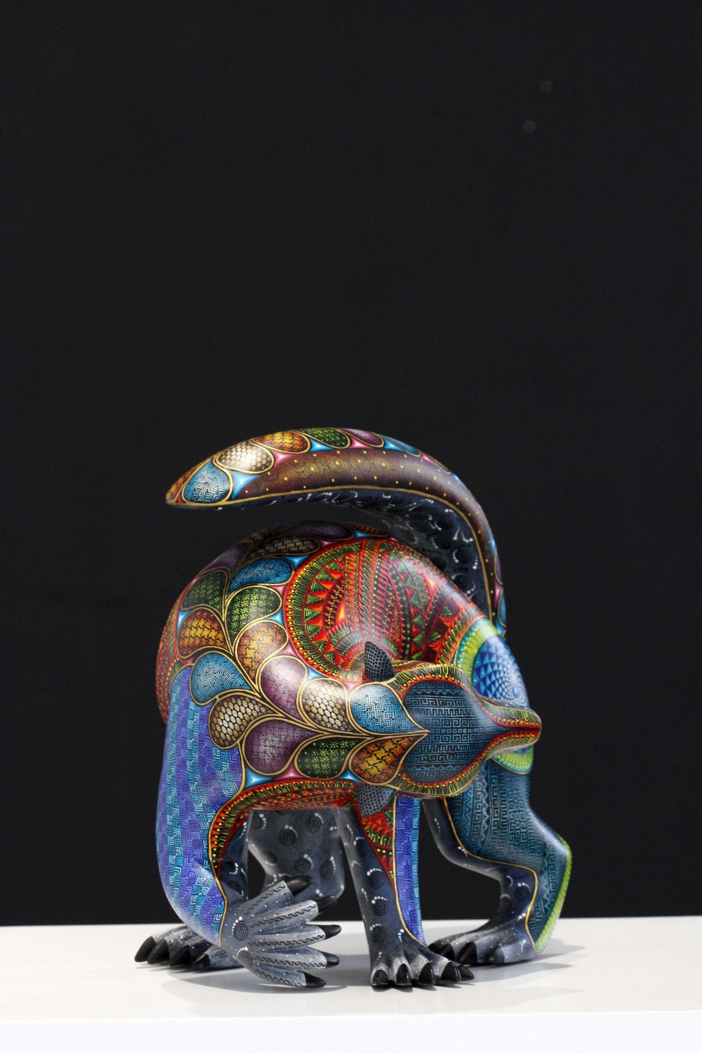Alebrije - Tejón Danzante - Arte Huichol - Marakame
