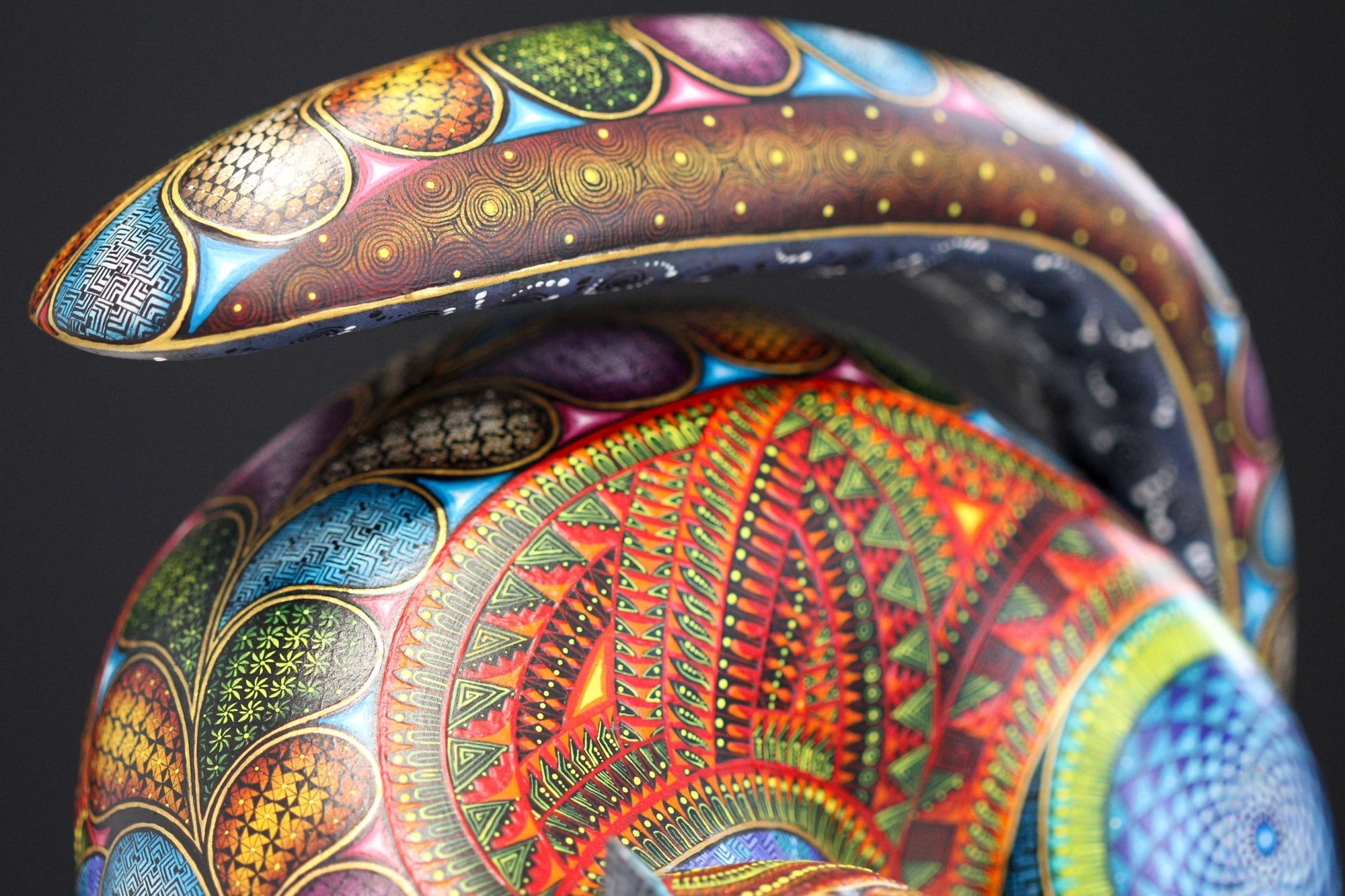 Alebrije - Tejón Danzante - Arte Huichol - Marakame