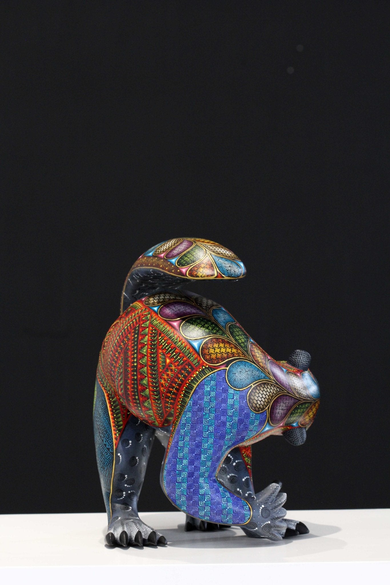 Alebrije - Tejón Danzante - Arte Huichol - Marakame