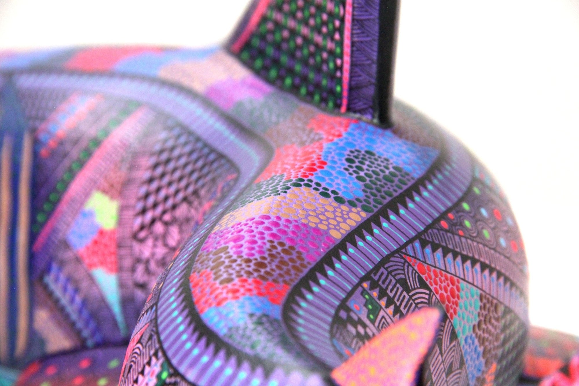 Alebrije - Tiburón Martillo - Arte Huichol - Marakame