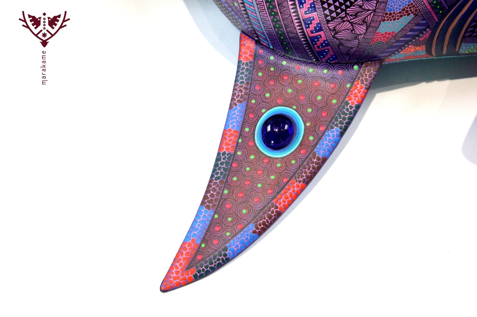 Alebrije - Tiburón Martillo - Arte Huichol - Marakame