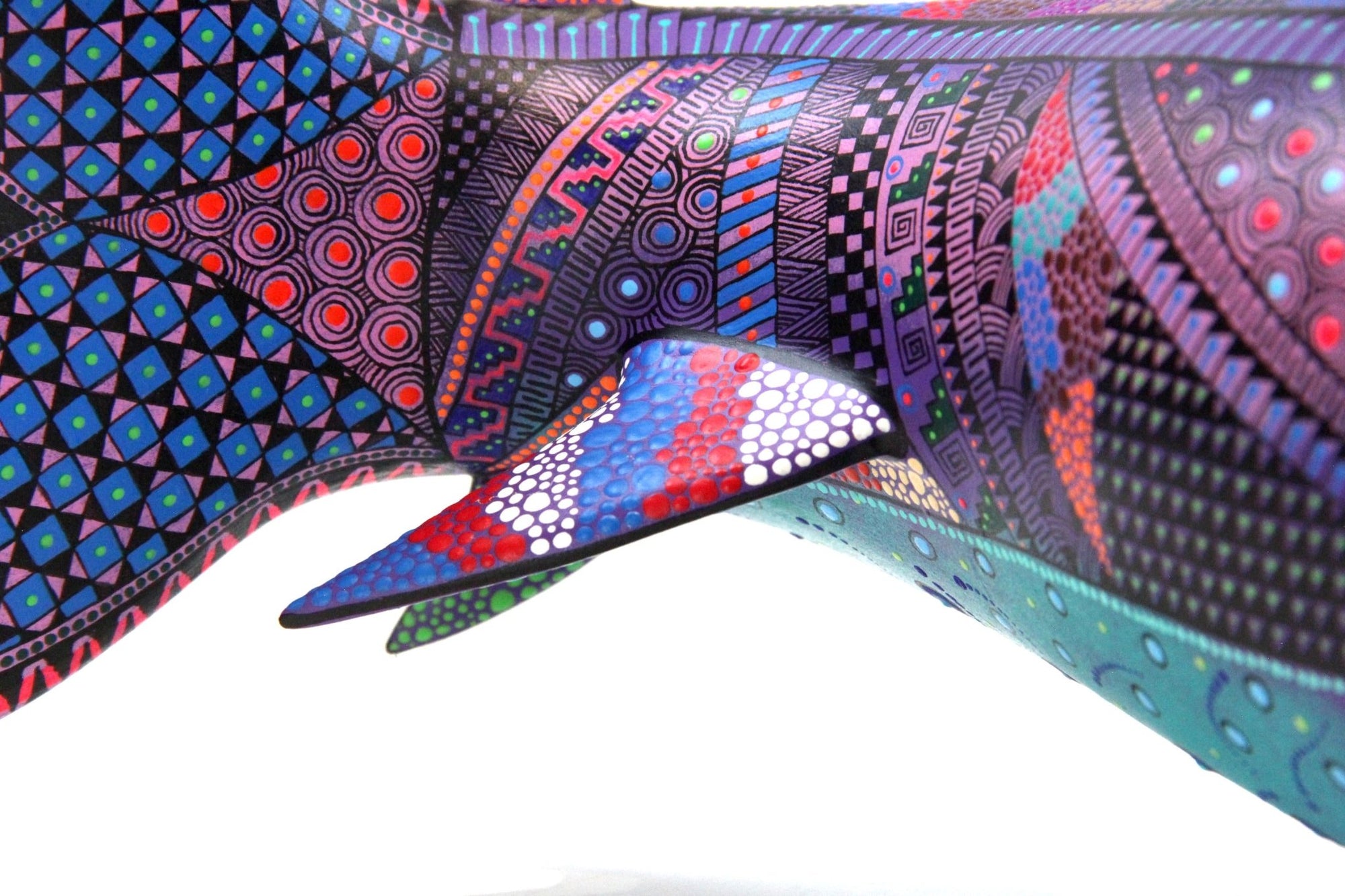 Alebrije - Tiburón Martillo - Arte Huichol - Marakame