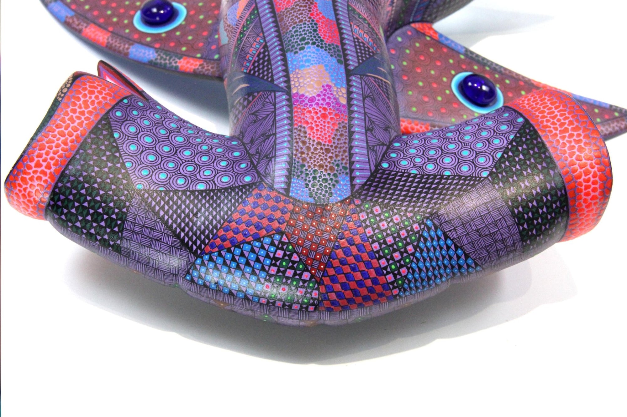 Alebrije - Tiburón Martillo - Arte Huichol - Marakame