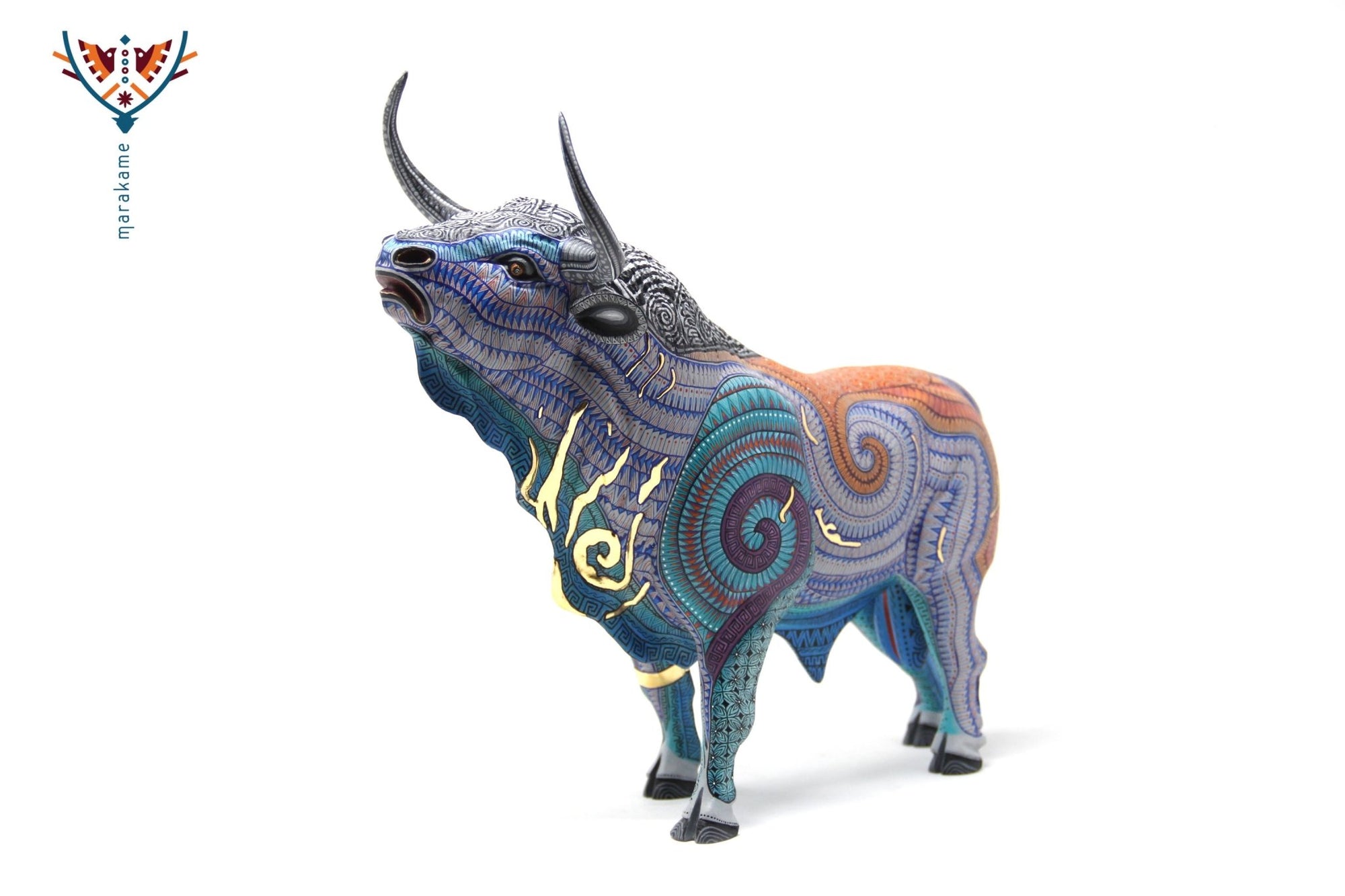 Alebrije - Toro - Arte Huichol - Marakame