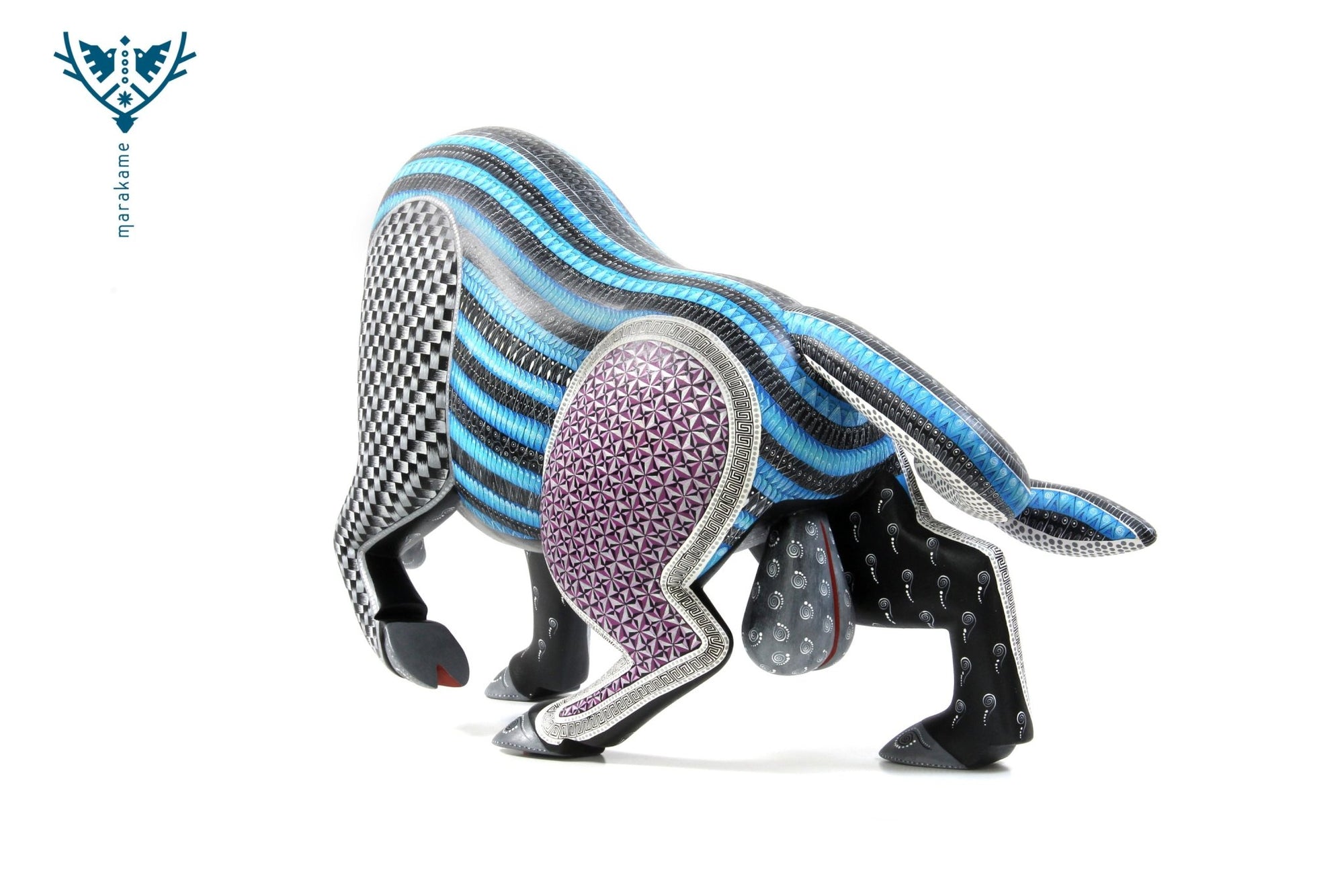Alebrije Toro - Goon ngola - Arte Huichol - Marakame