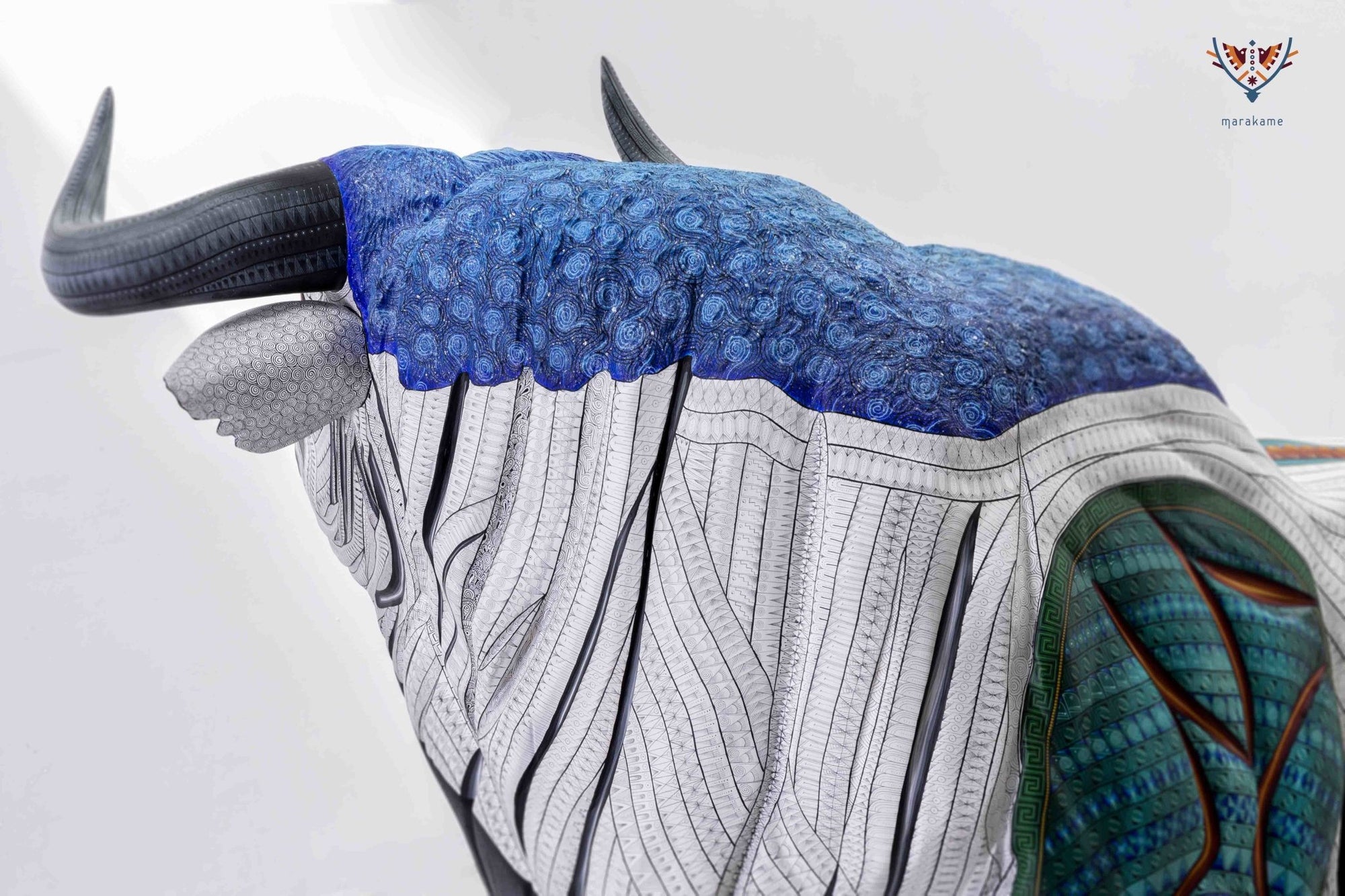 Alebrije - Toro Imperial - Arte Huichol - Marakame