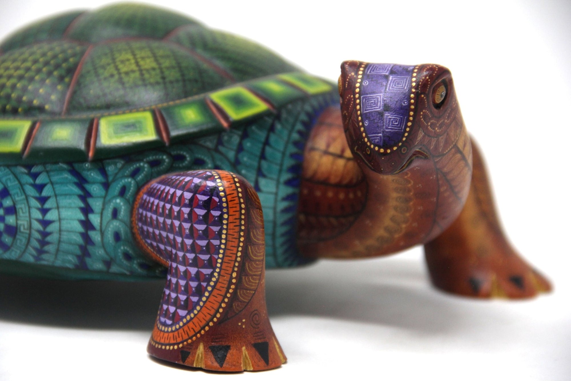 Alebrije Tortuga - Bigu - Arte Huichol - Marakame