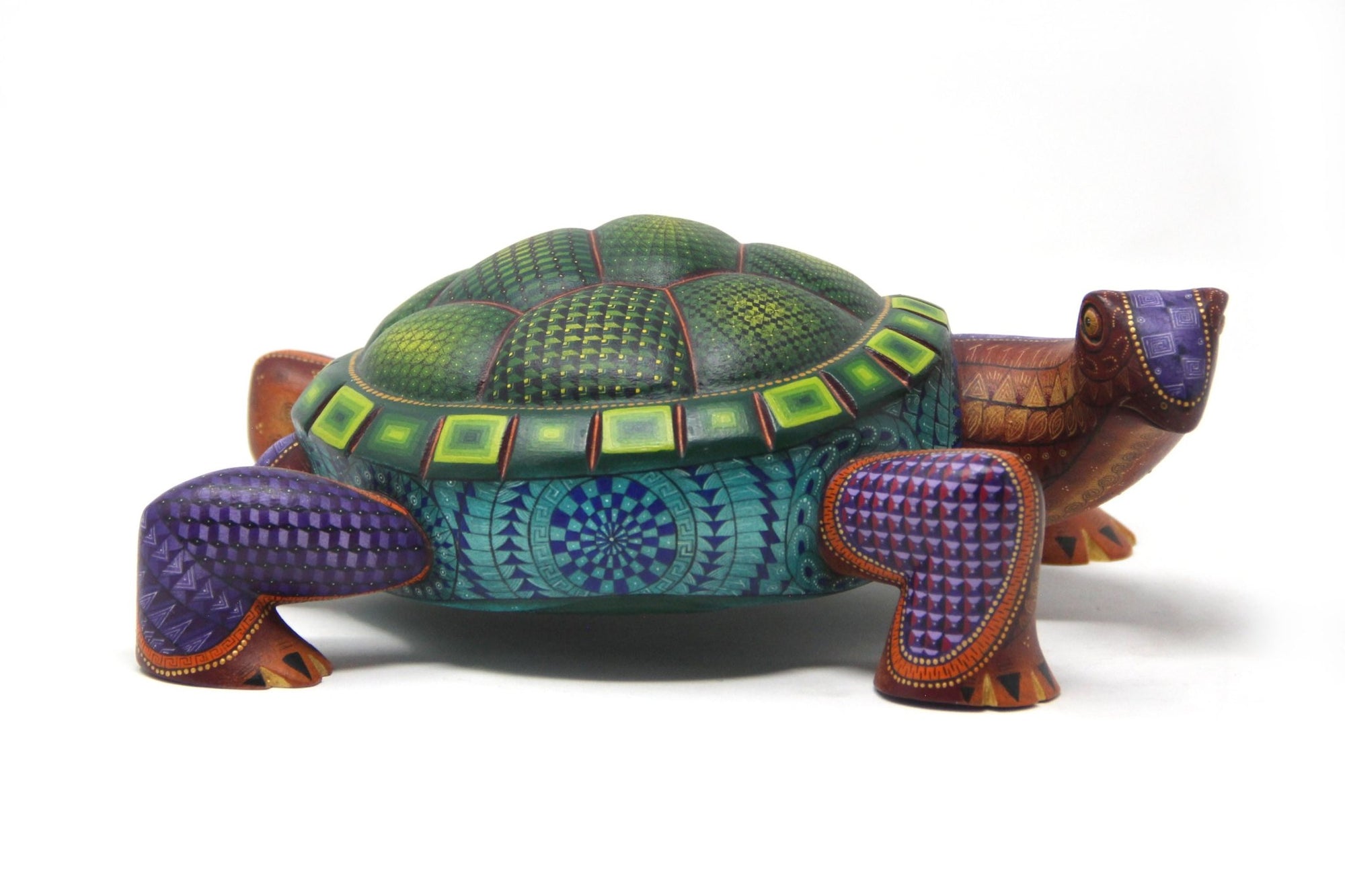 Alebrije Tortuga - Bigu - Arte Huichol - Marakame