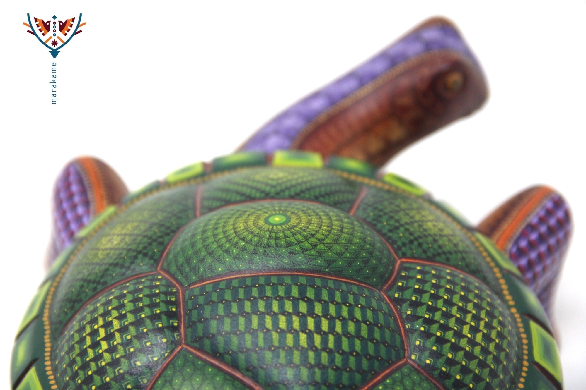Alebrije Tortuga - Bigu - Arte Huichol - Marakame