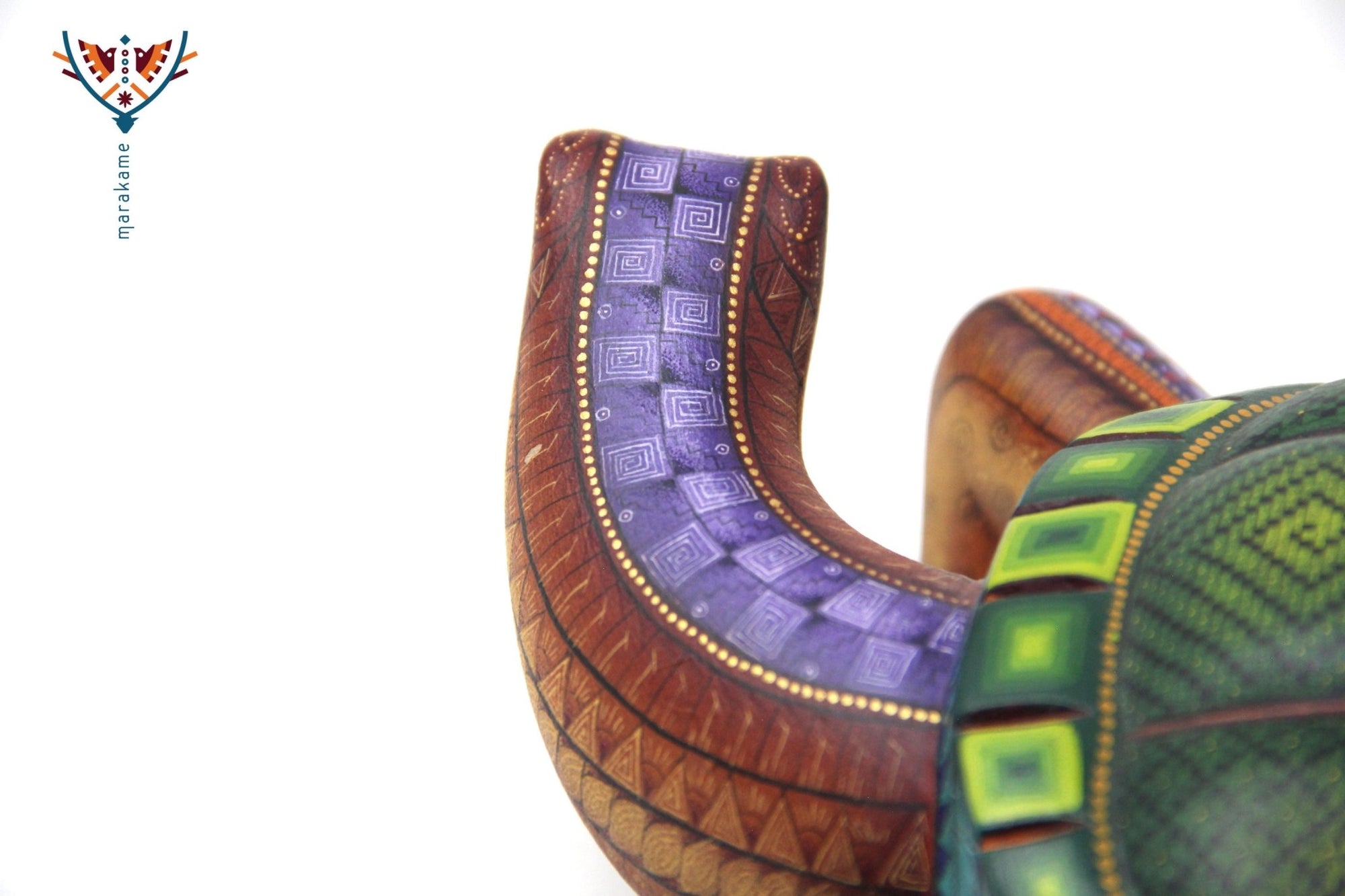 Alebrije Tortuga - Bigu - Arte Huichol - Marakame
