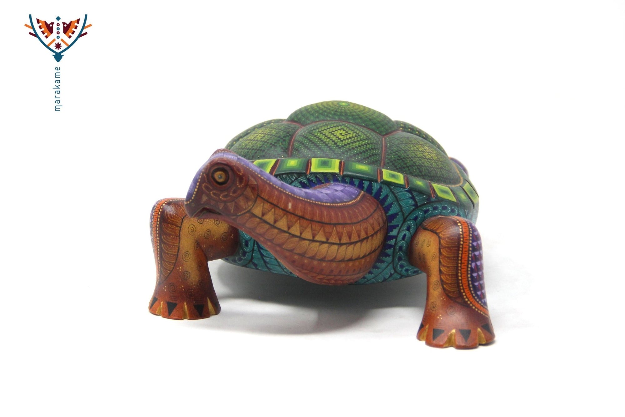Alebrije Tortuga - Bigu - Arte Huichol - Marakame